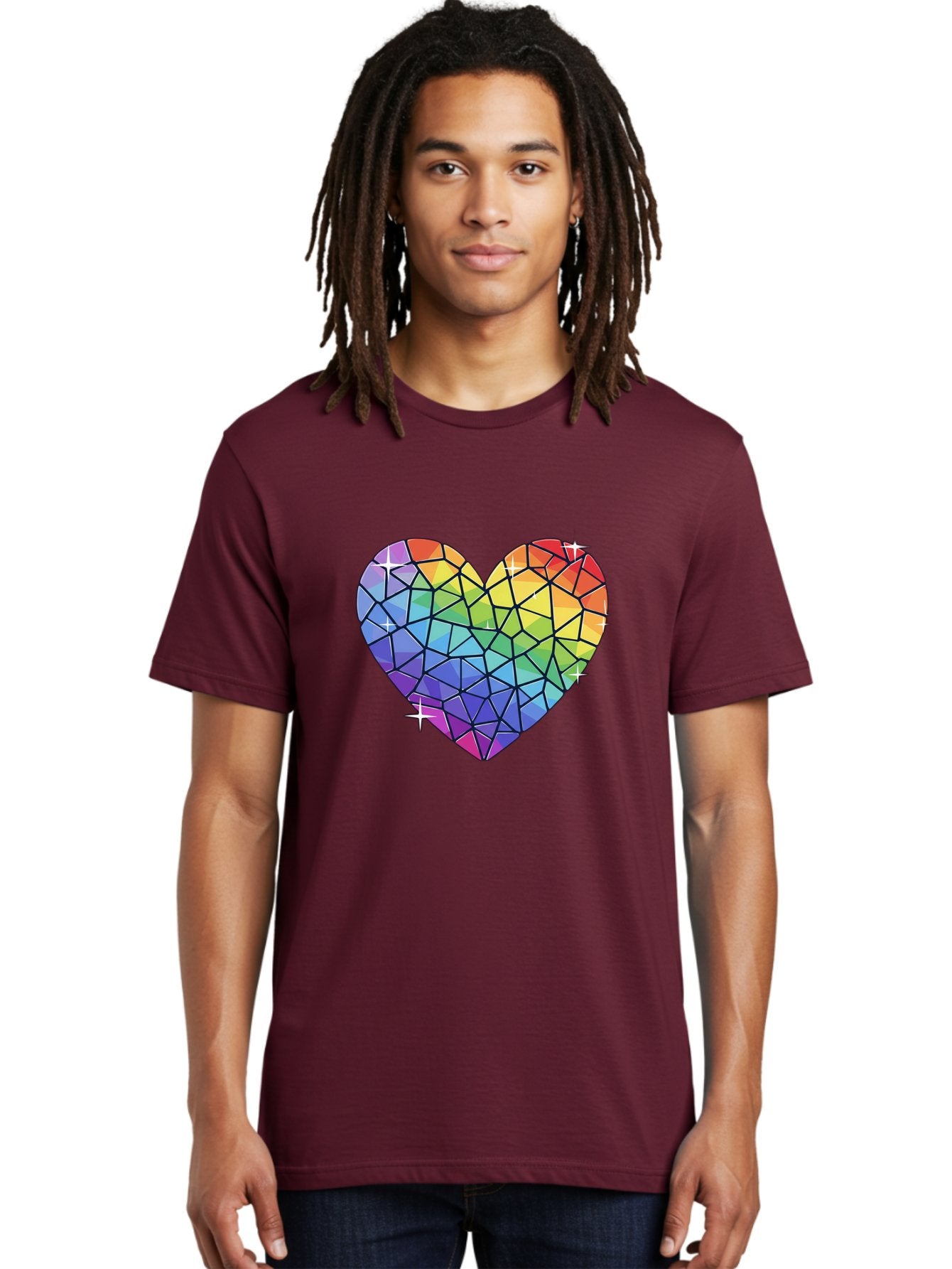 Rainbow-Mosaic-Heart Men'S Graphic Tee, 100% Cotton, Comfortable Casual Summer Wear, Machine Washable, Vintage Camera, Old Camera, Antique Camera, Black Camera, Classic Photography, Photography Equipment, Nostalgic Device, Film Camera, Bal199 21