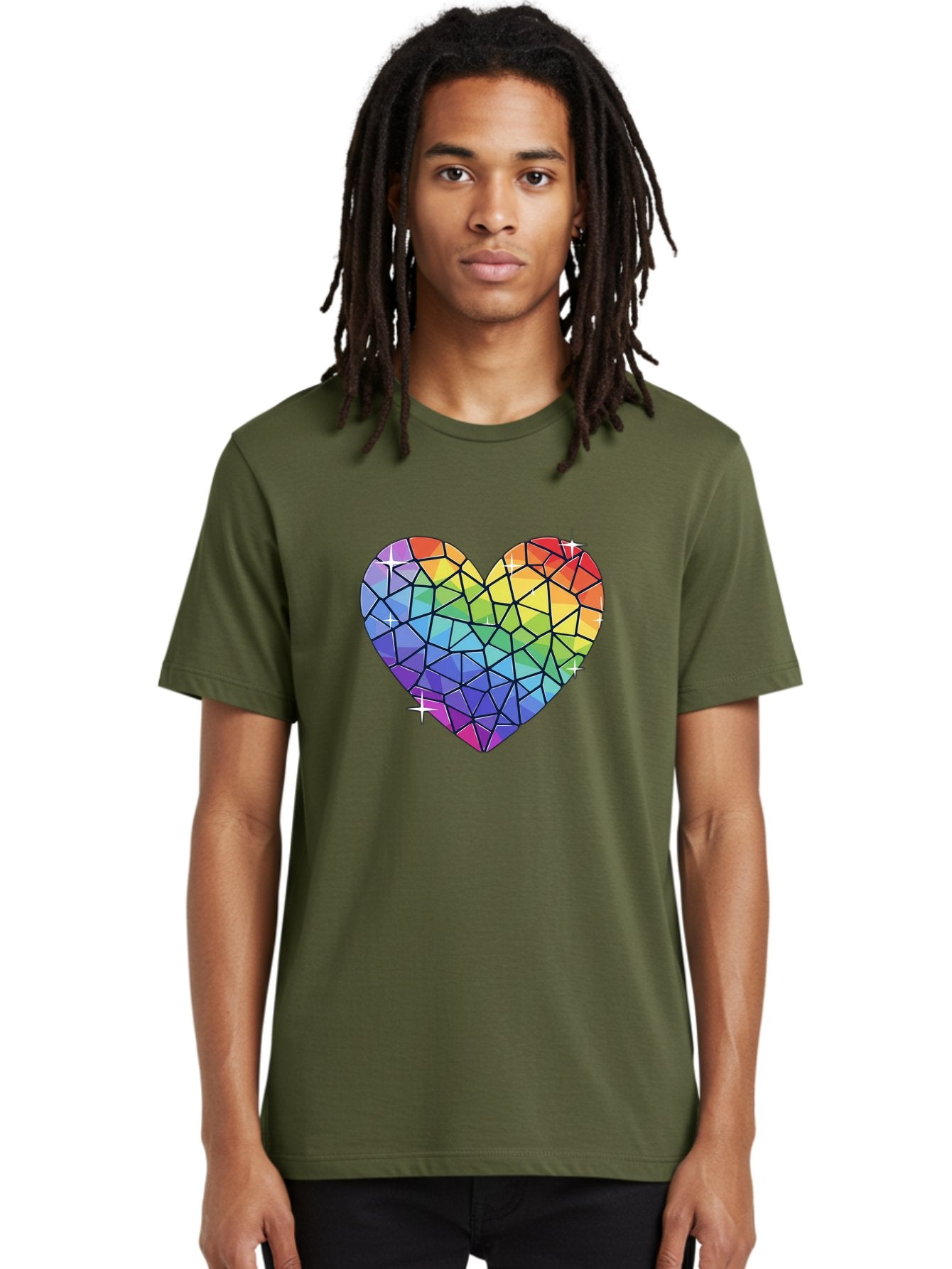 Rainbow-Mosaic-Heart Men'S Graphic Tee, 100% Cotton, Comfortable Casual Summer Wear, Machine Washable, Vintage Camera, Old Camera, Antique Camera, Black Camera, Classic Photography, Photography Equipment, Nostalgic Device, Film Camera, Bal199 19