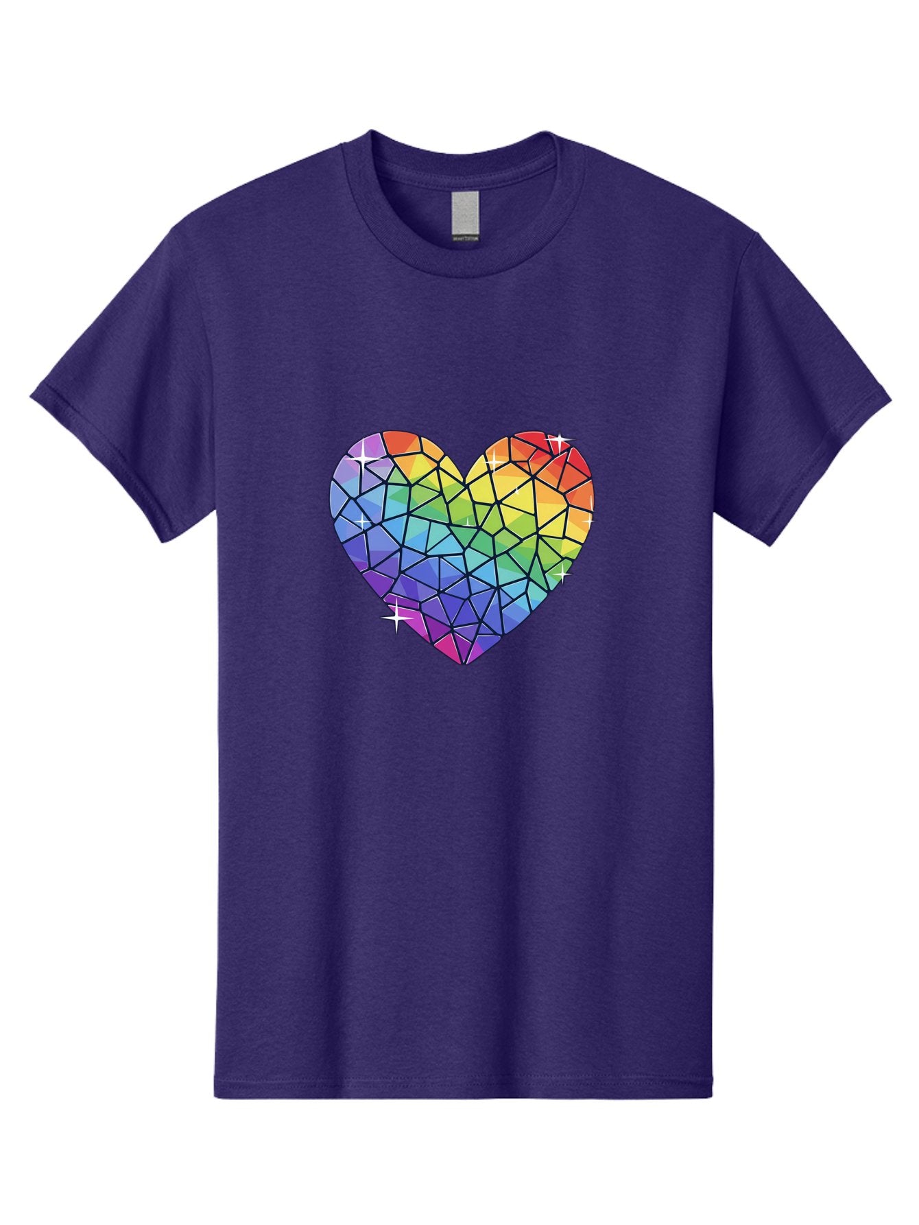 Rainbow-Mosaic-Heart Men'S Graphic Tee, 100% Cotton, Comfortable Casual Summer Wear, Machine Washable, Vintage Camera, Old Camera, Antique Camera, Black Camera, Classic Photography, Photography Equipment, Nostalgic Device, Film Camera, Bal199 8