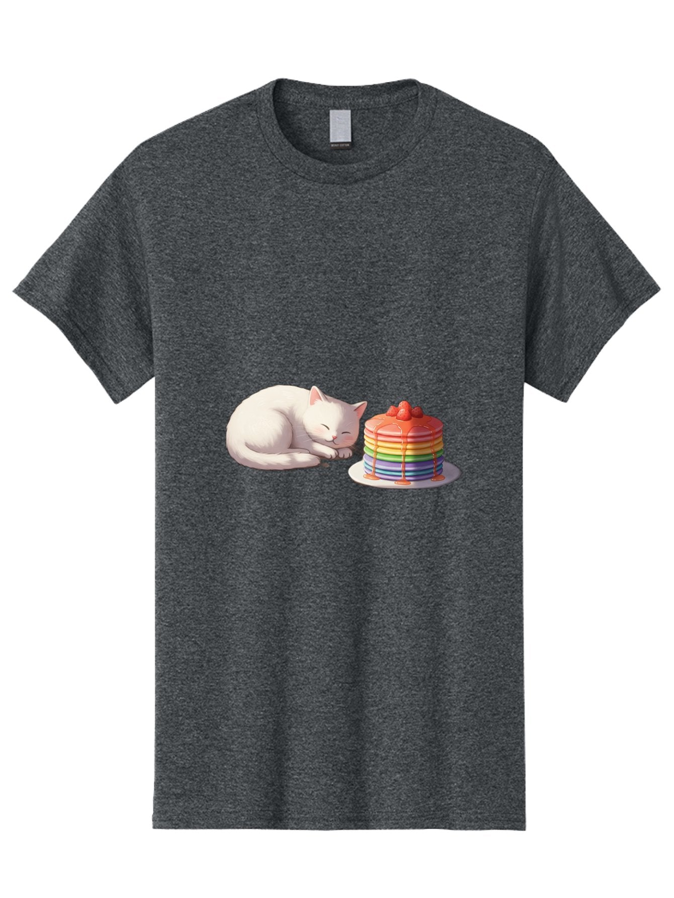 Rainbow-Pancakes-And-Cat Men'S Graphic Tee, 100% Cotton, Comfortable Casual Summer Wear, Machine Washable, Vintage Camera, Old Camera, Antique Camera, Black Camera, Classic Photography, Photography Equipment, Nostalgic Device, Film Camera, Bal200 12