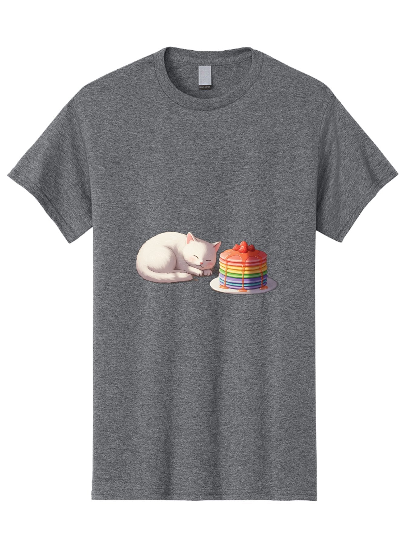 Rainbow-Pancakes-And-Cat Men'S Graphic Tee, 100% Cotton, Comfortable Casual Summer Wear, Machine Washable, Vintage Camera, Old Camera, Antique Camera, Black Camera, Classic Photography, Photography Equipment, Nostalgic Device, Film Camera, Bal200 7