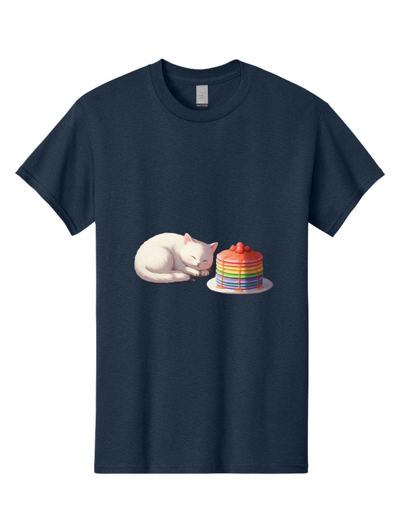 Rainbow-Pancakes-And-Cat Men'S Graphic Tee, 100% Cotton, Comfortable Casual Summer Wear, Machine Washable, Vintage Camera, Old Camera, Antique Camera, Black Camera, Classic Photography, Photography Equipment, Nostalgic Device, Film Camera, Bal200 4