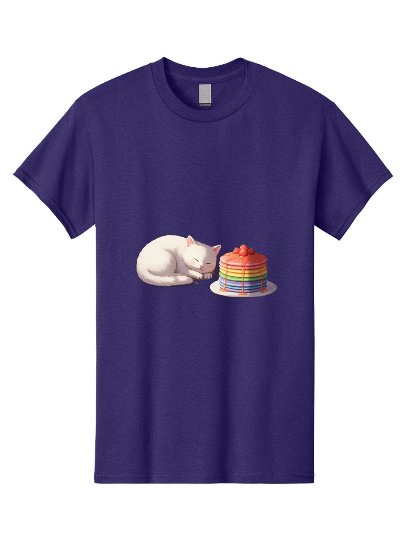 Rainbow-Pancakes-And-Cat Men'S Graphic Tee, 100% Cotton, Comfortable Casual Summer Wear, Machine Washable, Vintage Camera, Old Camera, Antique Camera, Black Camera, Classic Photography, Photography Equipment, Nostalgic Device, Film Camera, Bal200 5