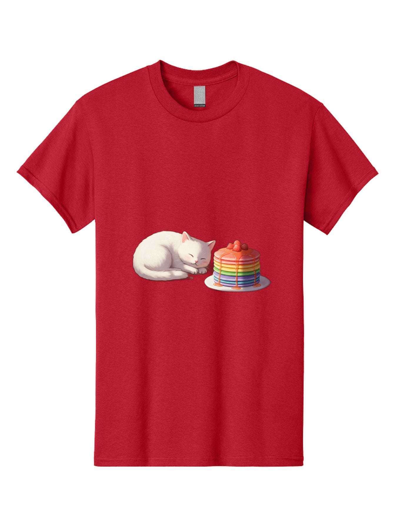 Rainbow-Pancakes-And-Cat Men'S Graphic Tee, 100% Cotton, Comfortable Casual Summer Wear, Machine Washable, Vintage Camera, Old Camera, Antique Camera, Black Camera, Classic Photography, Photography Equipment, Nostalgic Device, Film Camera, Bal200 3