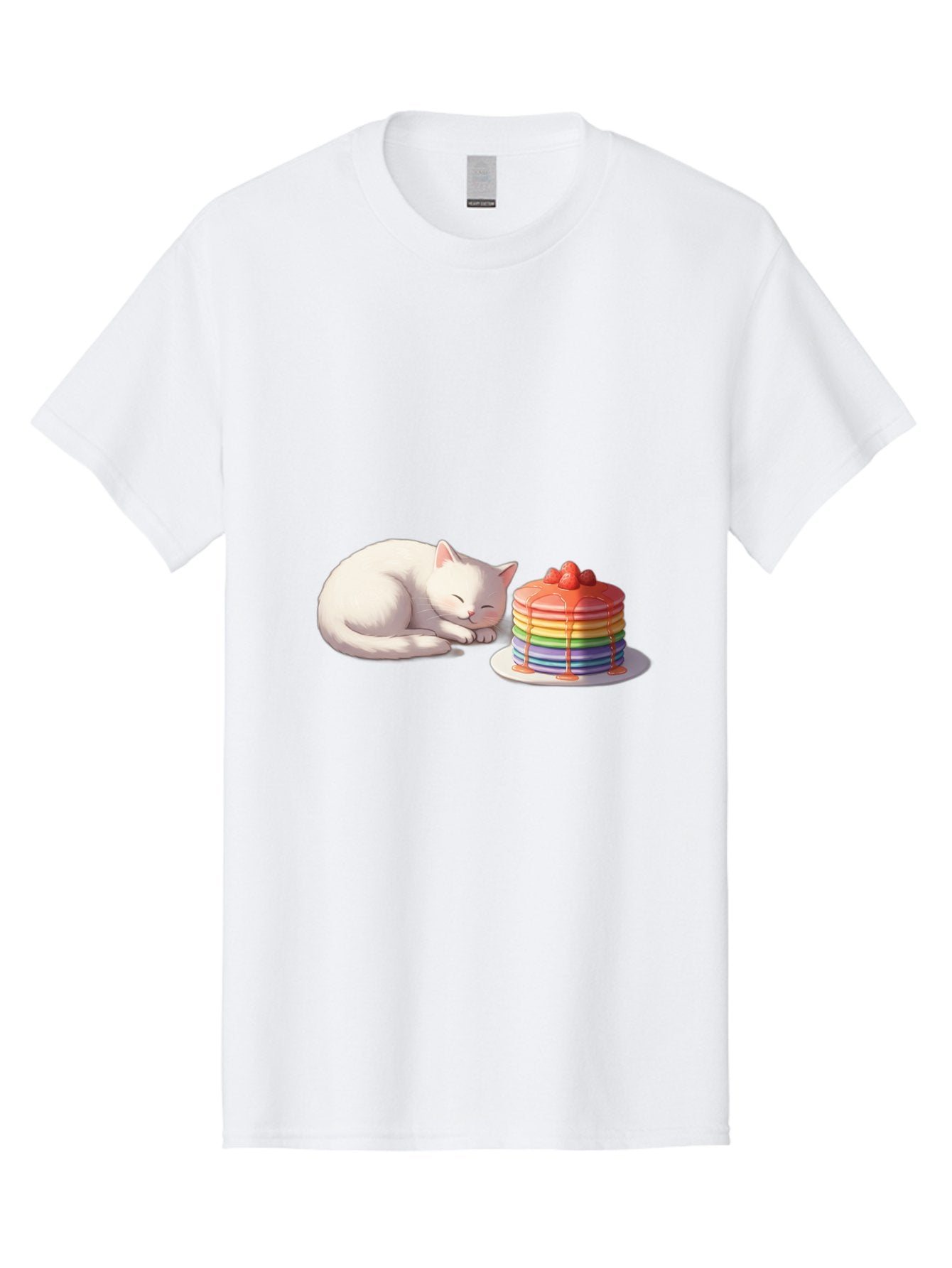 Rainbow-Pancakes-And-Cat Men'S Graphic Tee, 100% Cotton, Comfortable Casual Summer Wear, Machine Washable, Vintage Camera, Old Camera, Antique Camera, Black Camera, Classic Photography, Photography Equipment, Nostalgic Device, Film Camera, Bal200 9