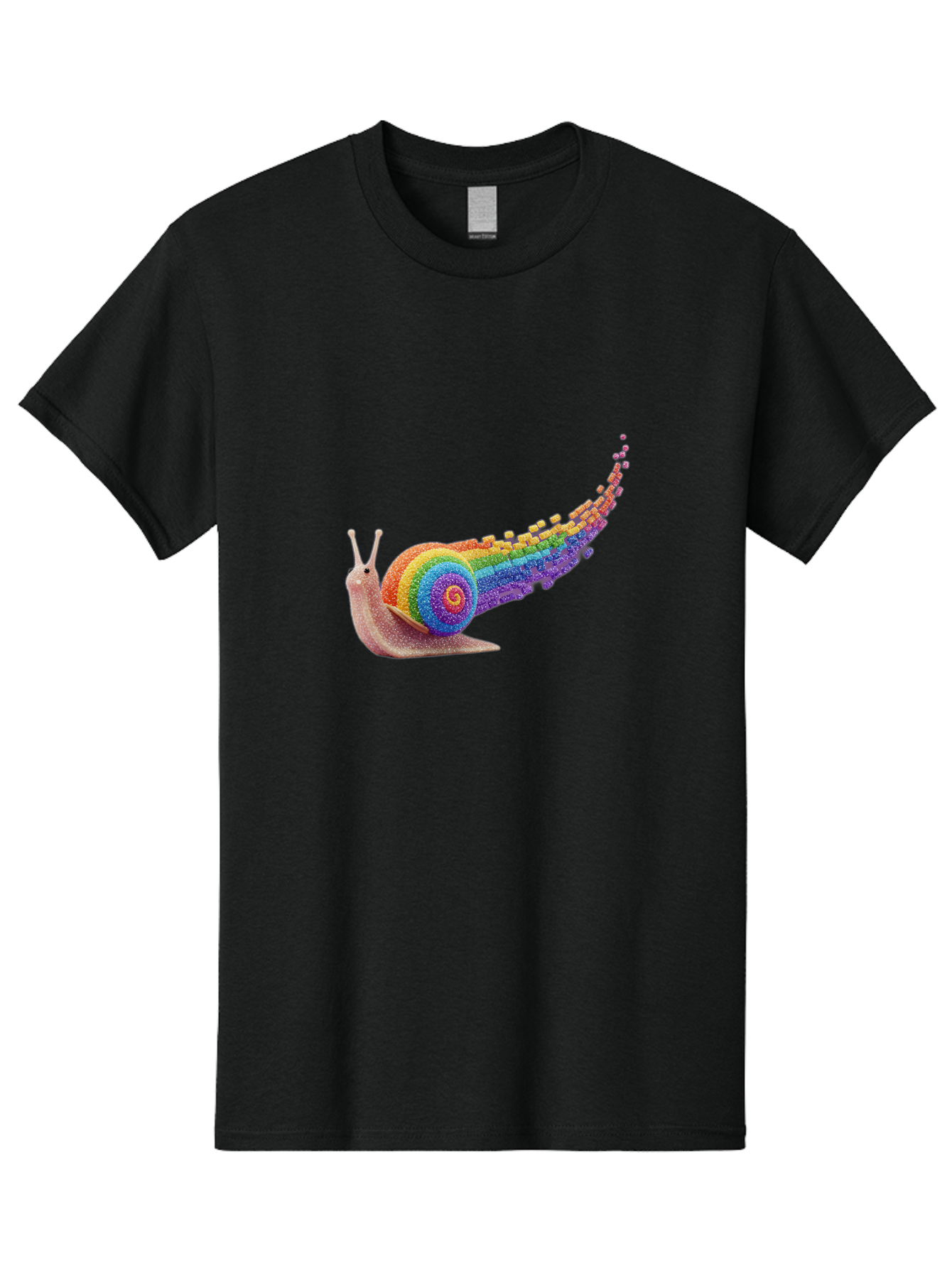 Rainbow-Snail-1 Men'S Graphic Tee, 100% Cotton, Comfortable Casual Summer Wear, Machine Washable, Vintage Camera, Old Camera, Antique Camera, Black Camera, Classic Photography, Photography Equipment, Nostalgic Device, Film Camera, Camera Art Bal202 14