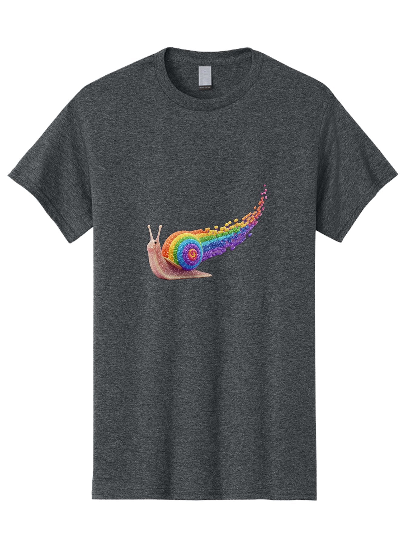 Rainbow-Snail-1 Men'S Graphic Tee, 100% Cotton, Comfortable Casual Summer Wear, Machine Washable, Vintage Camera, Old Camera, Antique Camera, Black Camera, Classic Photography, Photography Equipment, Nostalgic Device, Film Camera, Camera Art Bal202