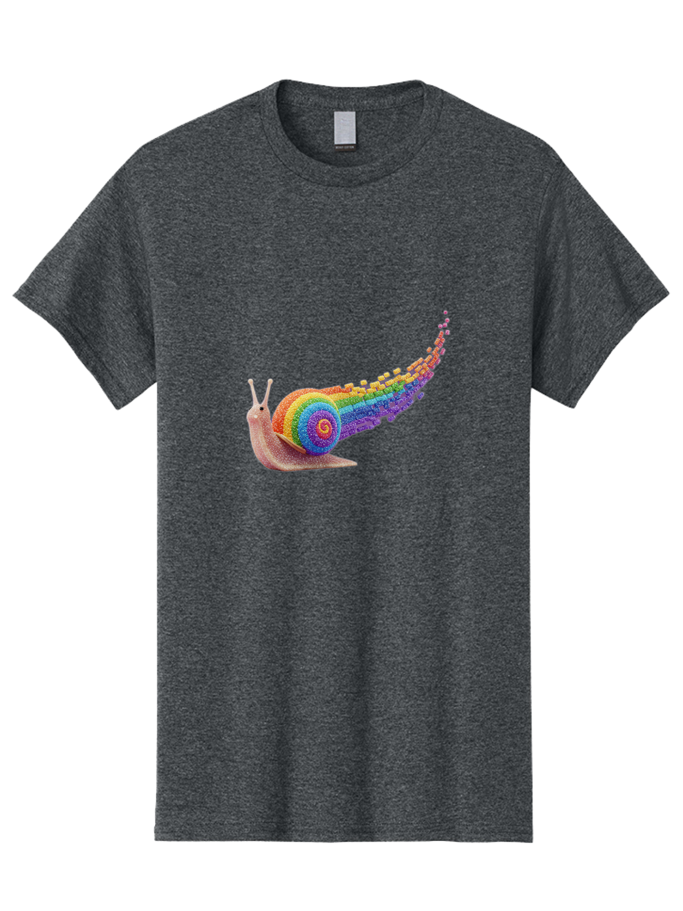 Rainbow-Snail-1 Men'S Graphic Tee, 100% Cotton, Comfortable Casual Summer Wear, Machine Washable, Vintage Camera, Old Camera, Antique Camera, Black Camera, Classic Photography, Photography Equipment, Nostalgic Device, Film Camera, Camera Art Bal202 11