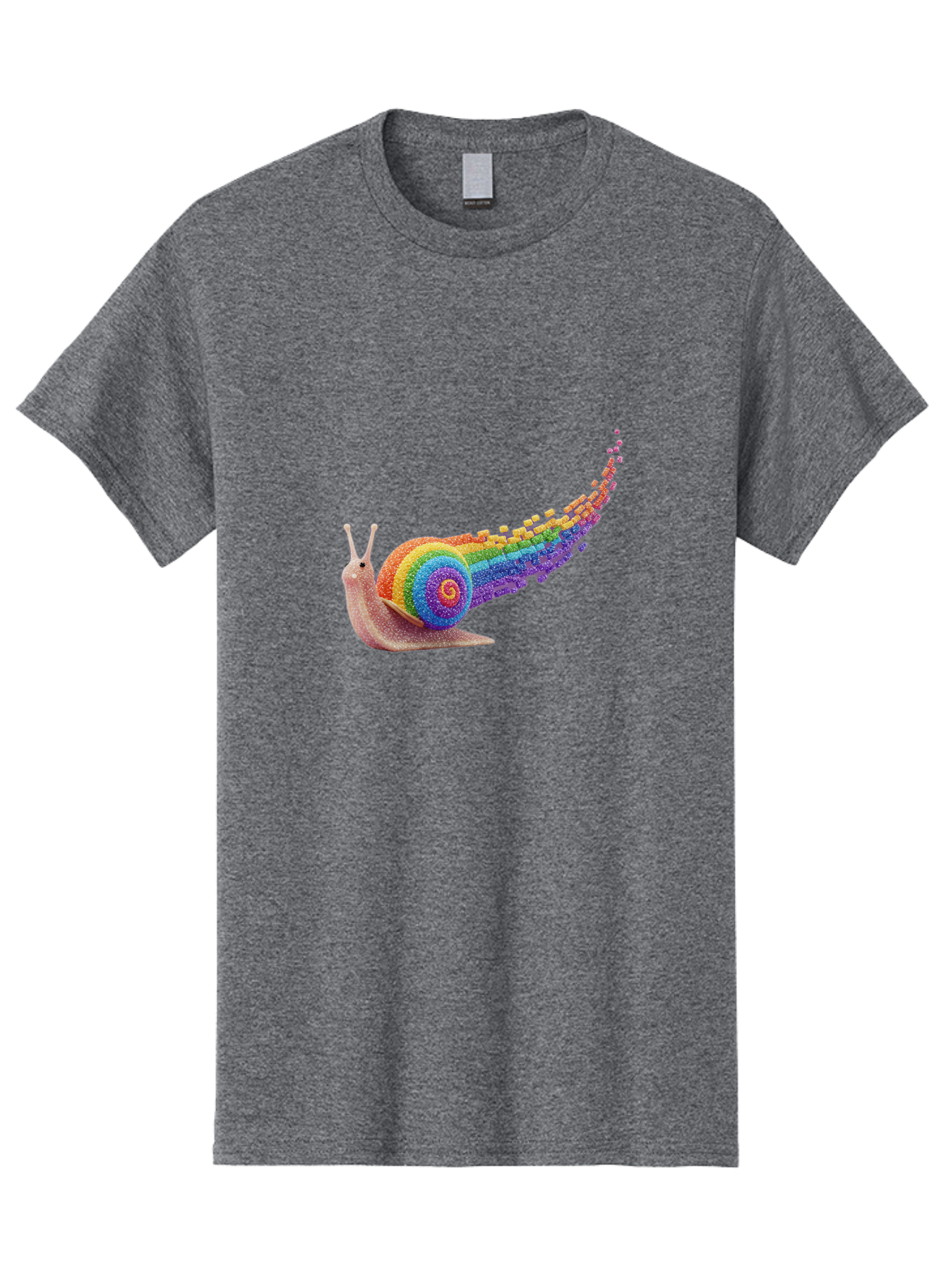 Rainbow-Snail-1 Men'S Graphic Tee, 100% Cotton, Comfortable Casual Summer Wear, Machine Washable, Vintage Camera, Old Camera, Antique Camera, Black Camera, Classic Photography, Photography Equipment, Nostalgic Device, Film Camera, Camera Art Bal202 13