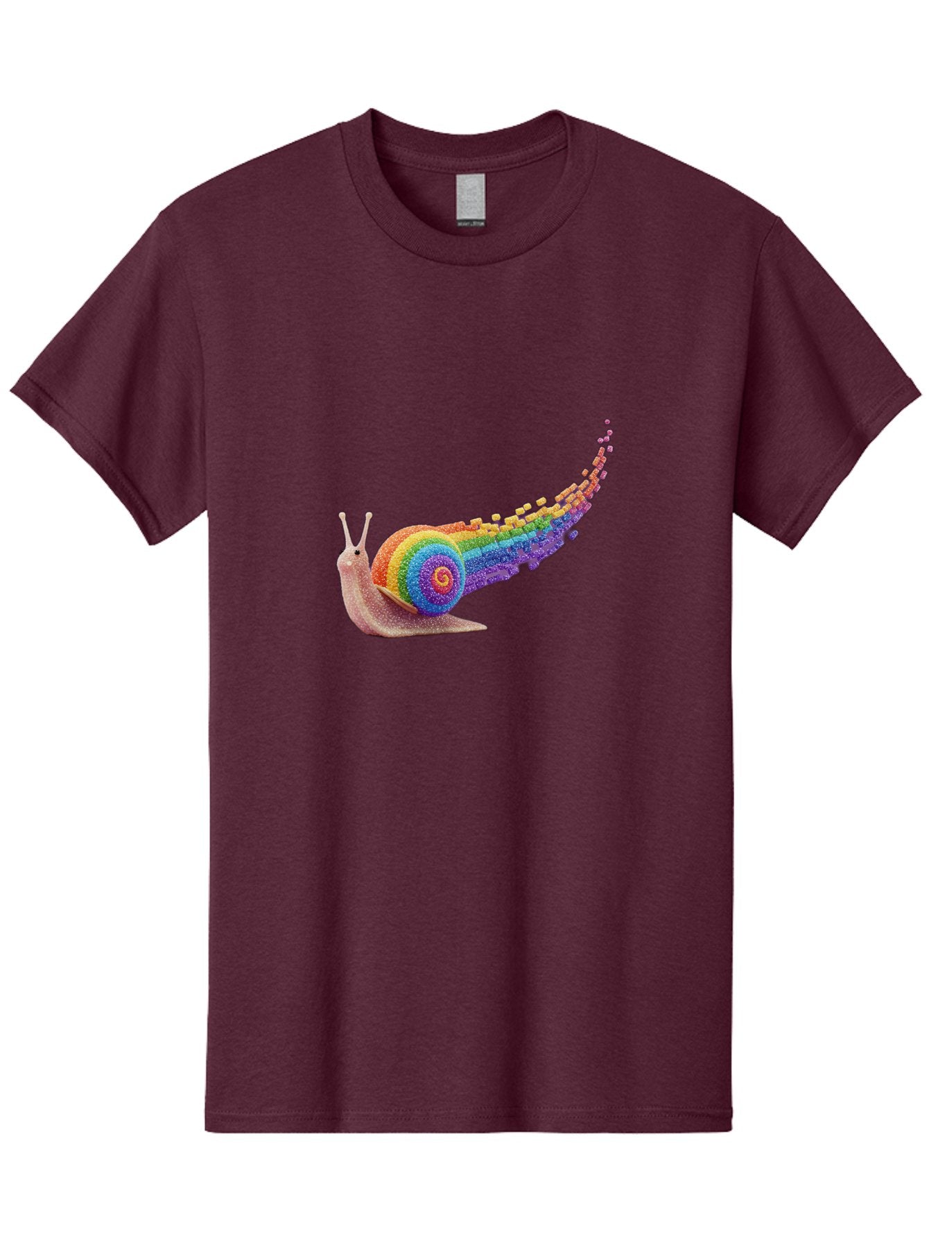 Rainbow-Snail-1 Men'S Graphic Tee, 100% Cotton, Comfortable Casual Summer Wear, Machine Washable, Vintage Camera, Old Camera, Antique Camera, Black Camera, Classic Photography, Photography Equipment, Nostalgic Device, Film Camera, Camera Art Bal202 12