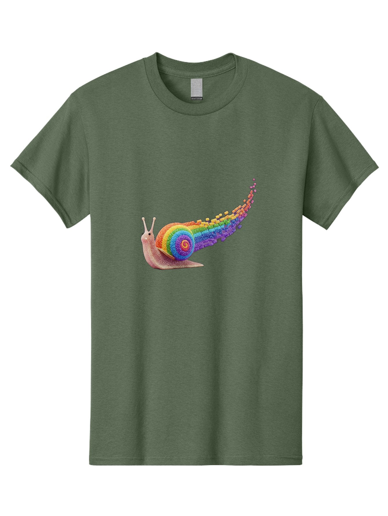 Rainbow-Snail-1 Men'S Graphic Tee, 100% Cotton, Comfortable Casual Summer Wear, Machine Washable, Vintage Camera, Old Camera, Antique Camera, Black Camera, Classic Photography, Photography Equipment, Nostalgic Device, Film Camera, Camera Art Bal202 13