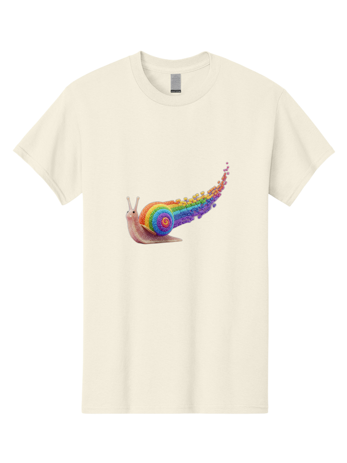 Rainbow-Snail-1 Men'S Graphic Tee, 100% Cotton, Comfortable Casual Summer Wear, Machine Washable, Vintage Camera, Old Camera, Antique Camera, Black Camera, Classic Photography, Photography Equipment, Nostalgic Device, Film Camera, Camera Art Bal202 4