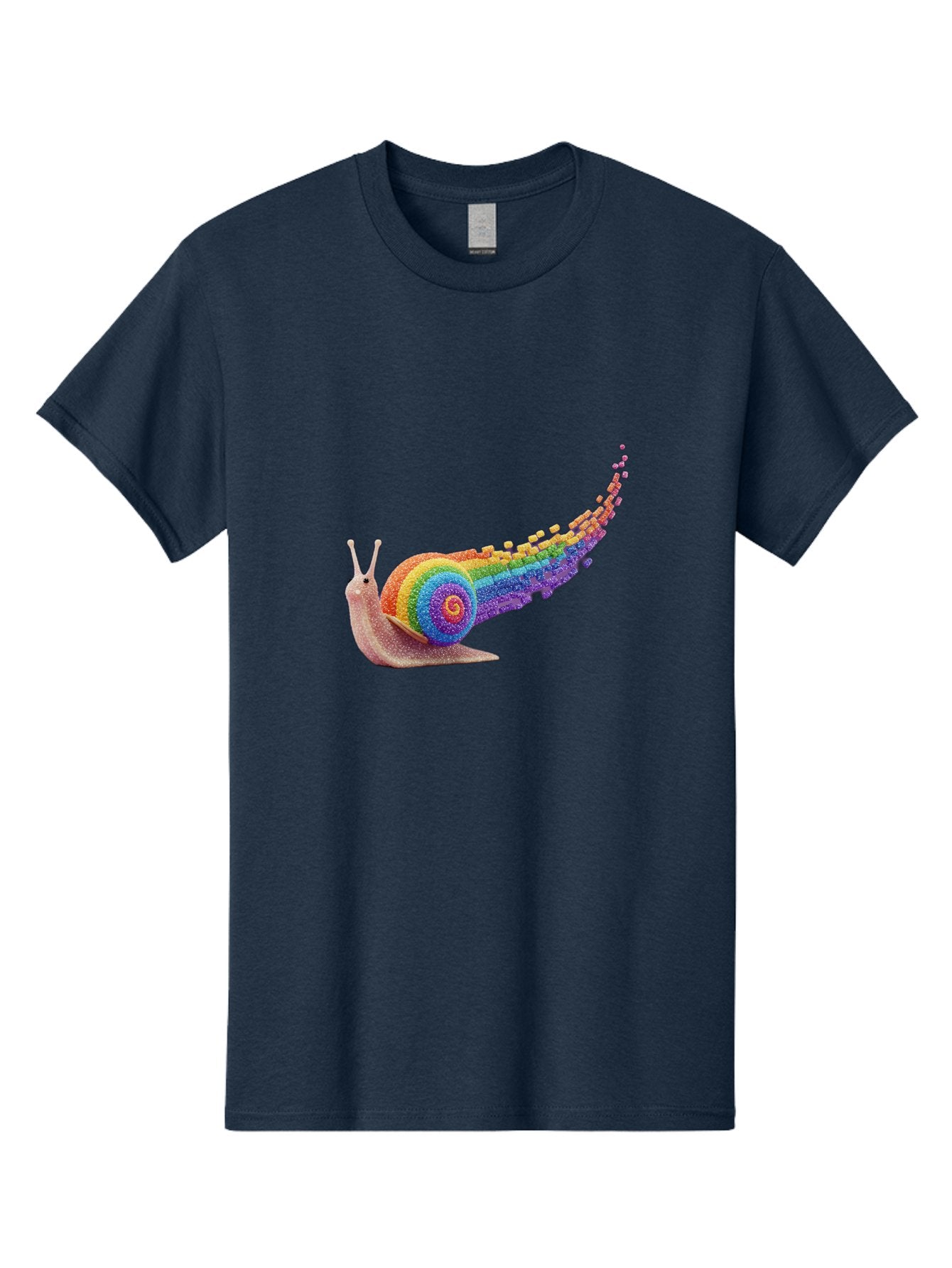 Rainbow-Snail-1 Men'S Graphic Tee, 100% Cotton, Comfortable Casual Summer Wear, Machine Washable, Vintage Camera, Old Camera, Antique Camera, Black Camera, Classic Photography, Photography Equipment, Nostalgic Device, Film Camera, Camera Art Bal202 15