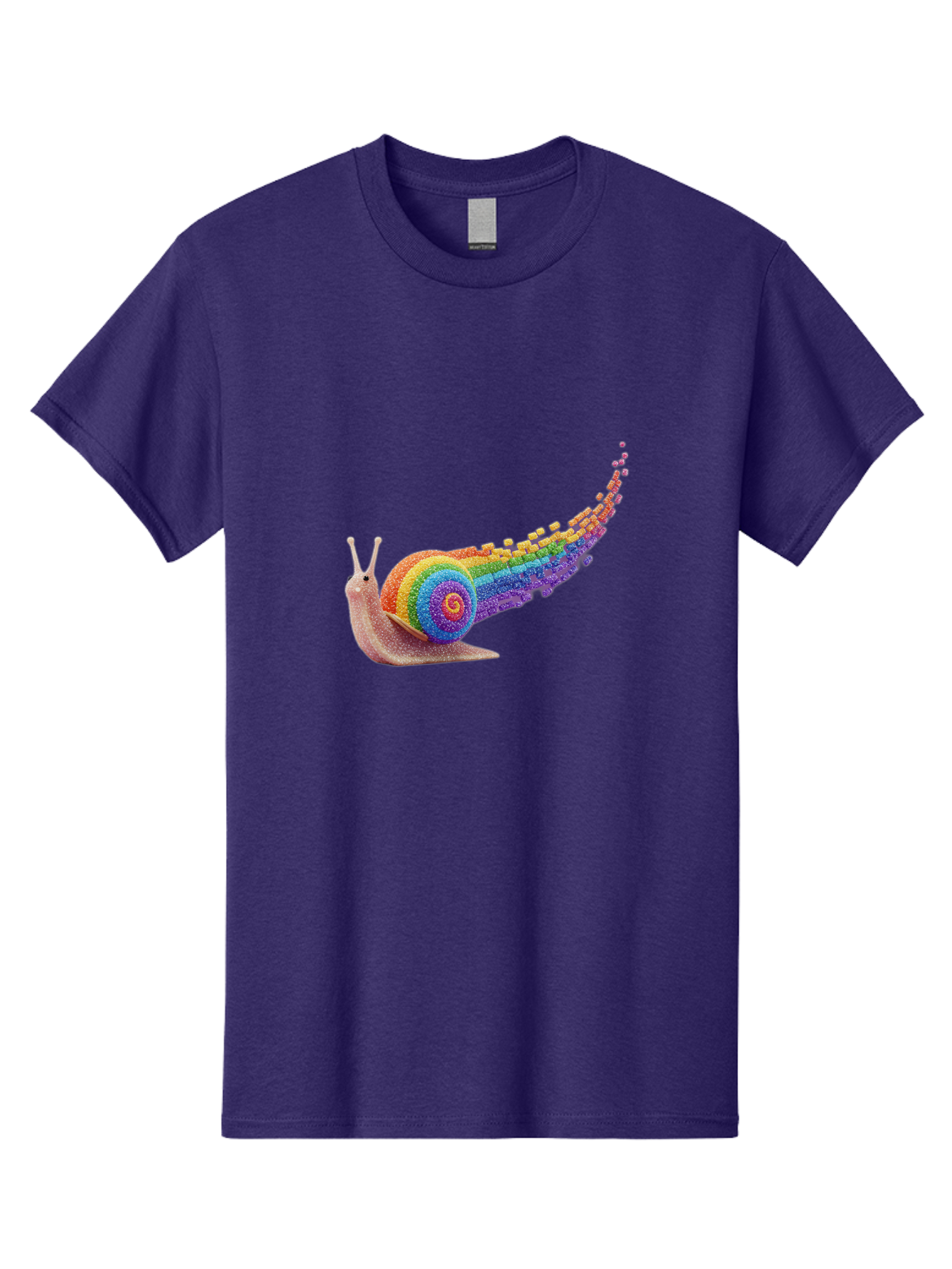 Rainbow-Snail-1 Men'S Graphic Tee, 100% Cotton, Comfortable Casual Summer Wear, Machine Washable, Vintage Camera, Old Camera, Antique Camera, Black Camera, Classic Photography, Photography Equipment, Nostalgic Device, Film Camera, Camera Art Bal202 5