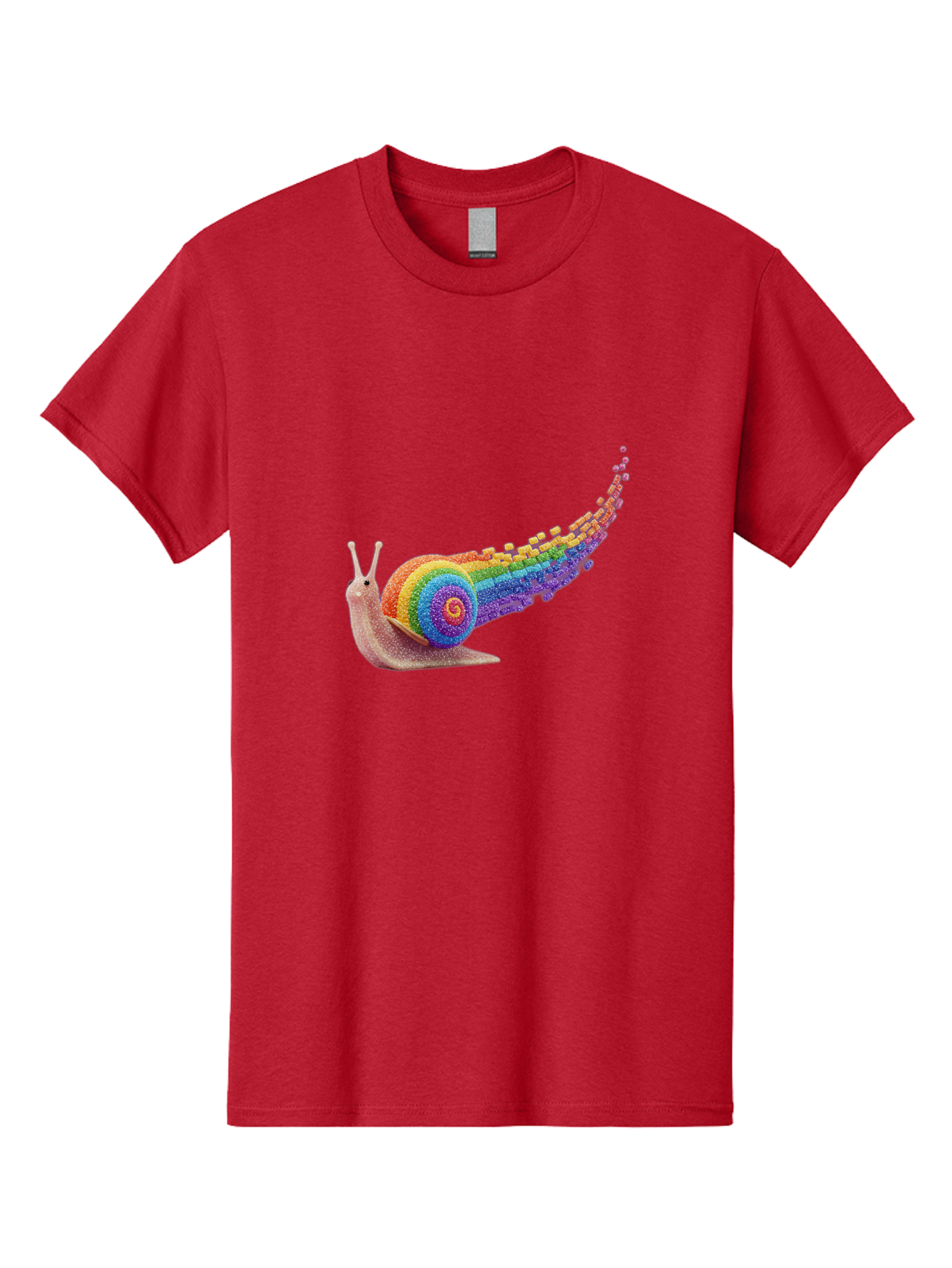 Rainbow-Snail-1 Men'S Graphic Tee, 100% Cotton, Comfortable Casual Summer Wear, Machine Washable, Vintage Camera, Old Camera, Antique Camera, Black Camera, Classic Photography, Photography Equipment, Nostalgic Device, Film Camera, Camera Art Bal202