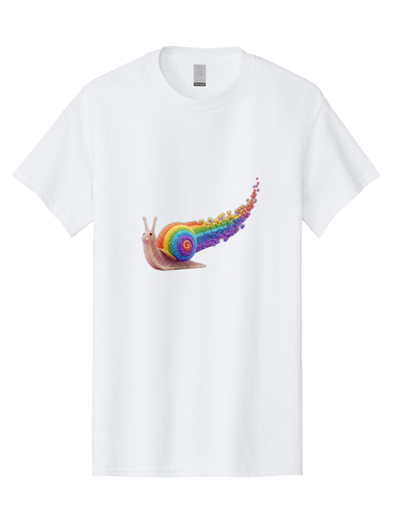 Rainbow-Snail-1 Men'S Graphic Tee, 100% Cotton, Comfortable Casual Summer Wear, Machine Washable, Vintage Camera, Old Camera, Antique Camera, Black Camera, Classic Photography, Photography Equipment, Nostalgic Device, Film Camera, Camera Art Bal202 12
