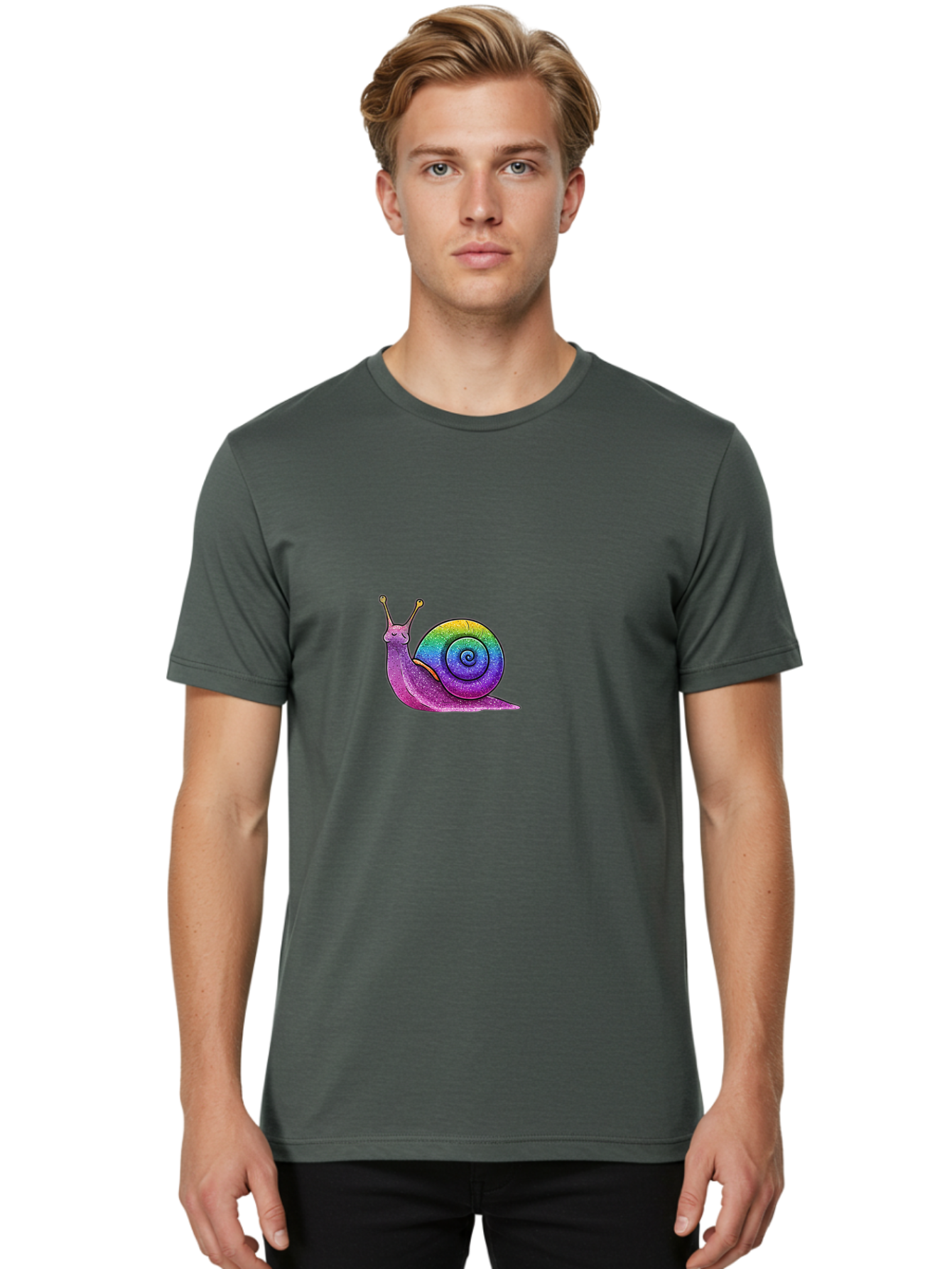 Rainbow-Snail Men'S Graphic Tee, 100% Cotton, Comfortable Casual Summer Wear, Machine Washable, Vintage Camera, Old Camera, Antique Camera, Black Camera, Classic Photography, Photography Equipment, Nostalgic Device, Film Camera, Camera Art Bal204 25