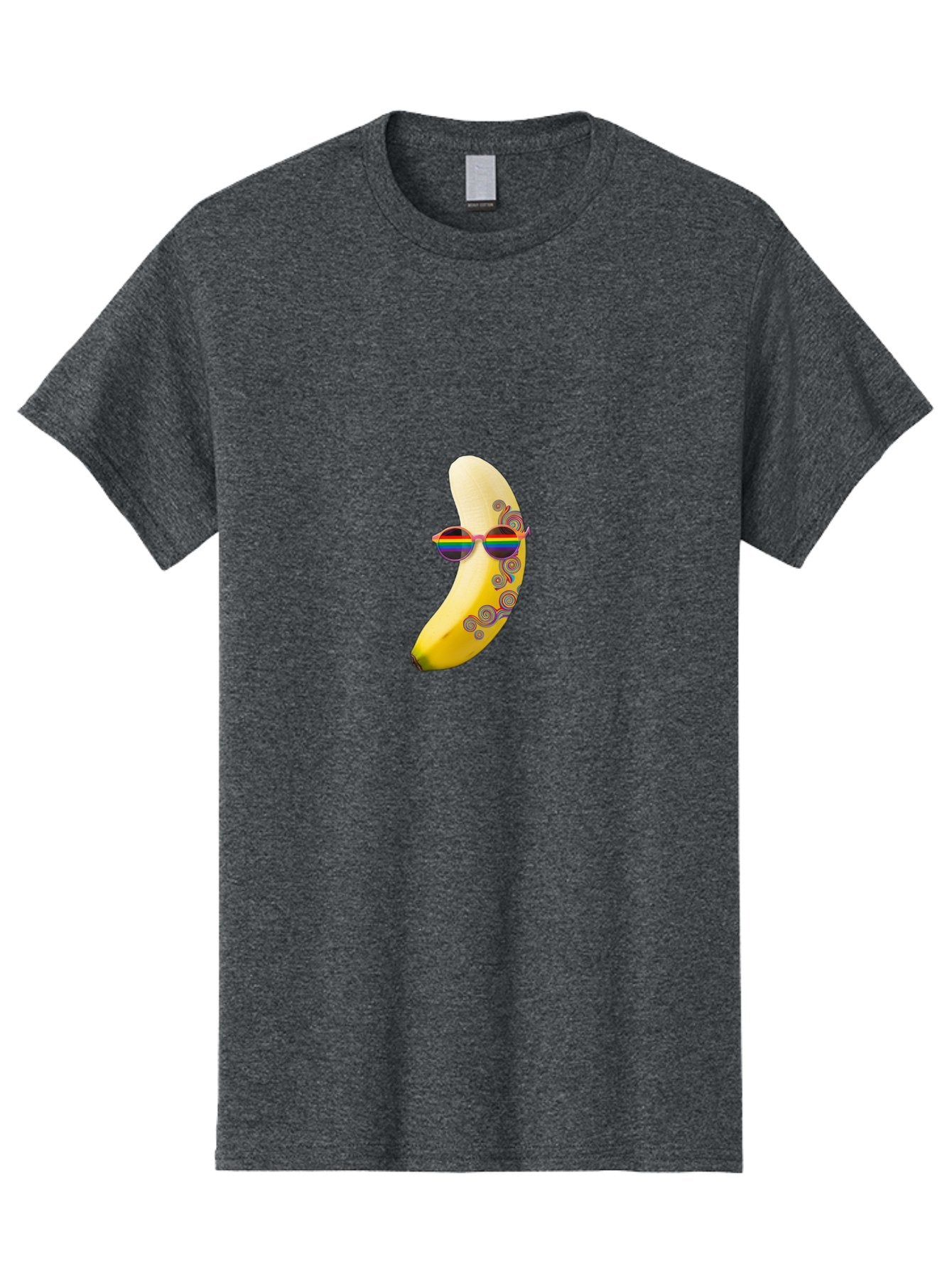Rainbow-Sunglasses-Banana Men'S Graphic Tee, 100% Cotton, Comfortable Casual Summer Wear, Machine Washable, Vintage Camera, Old Camera, Antique Camera, Black Camera, Classic Photography, Photography Equipment, Nostalgic Device, Film Camera, Bal205 9