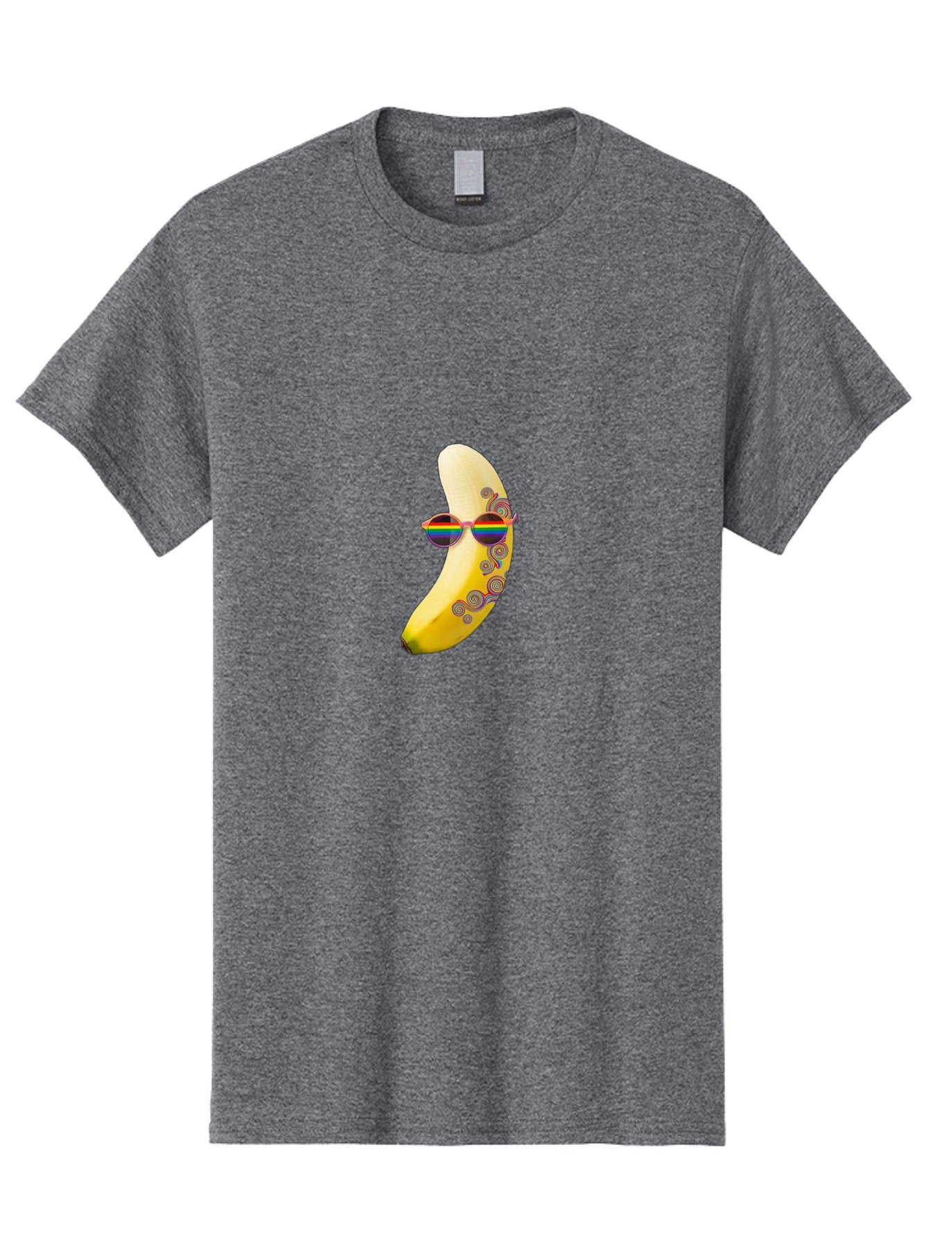 Rainbow-Sunglasses-Banana Men'S Graphic Tee, 100% Cotton, Comfortable Casual Summer Wear, Machine Washable, Vintage Camera, Old Camera, Antique Camera, Black Camera, Classic Photography, Photography Equipment, Nostalgic Device, Film Camera, Bal205 5