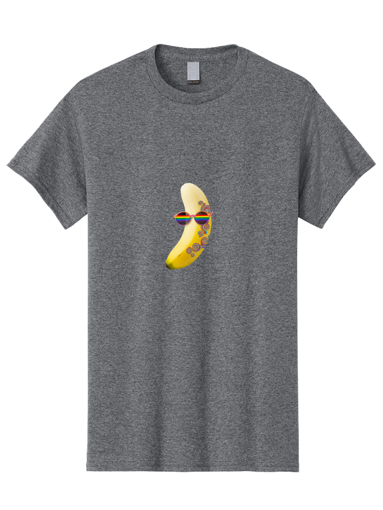 Rainbow-Sunglasses-Banana Men'S Graphic Tee, 100% Cotton, Comfortable Casual Summer Wear, Machine Washable, Vintage Camera, Old Camera, Antique Camera, Black Camera, Classic Photography, Photography Equipment, Nostalgic Device, Film Camera, Bal205 8