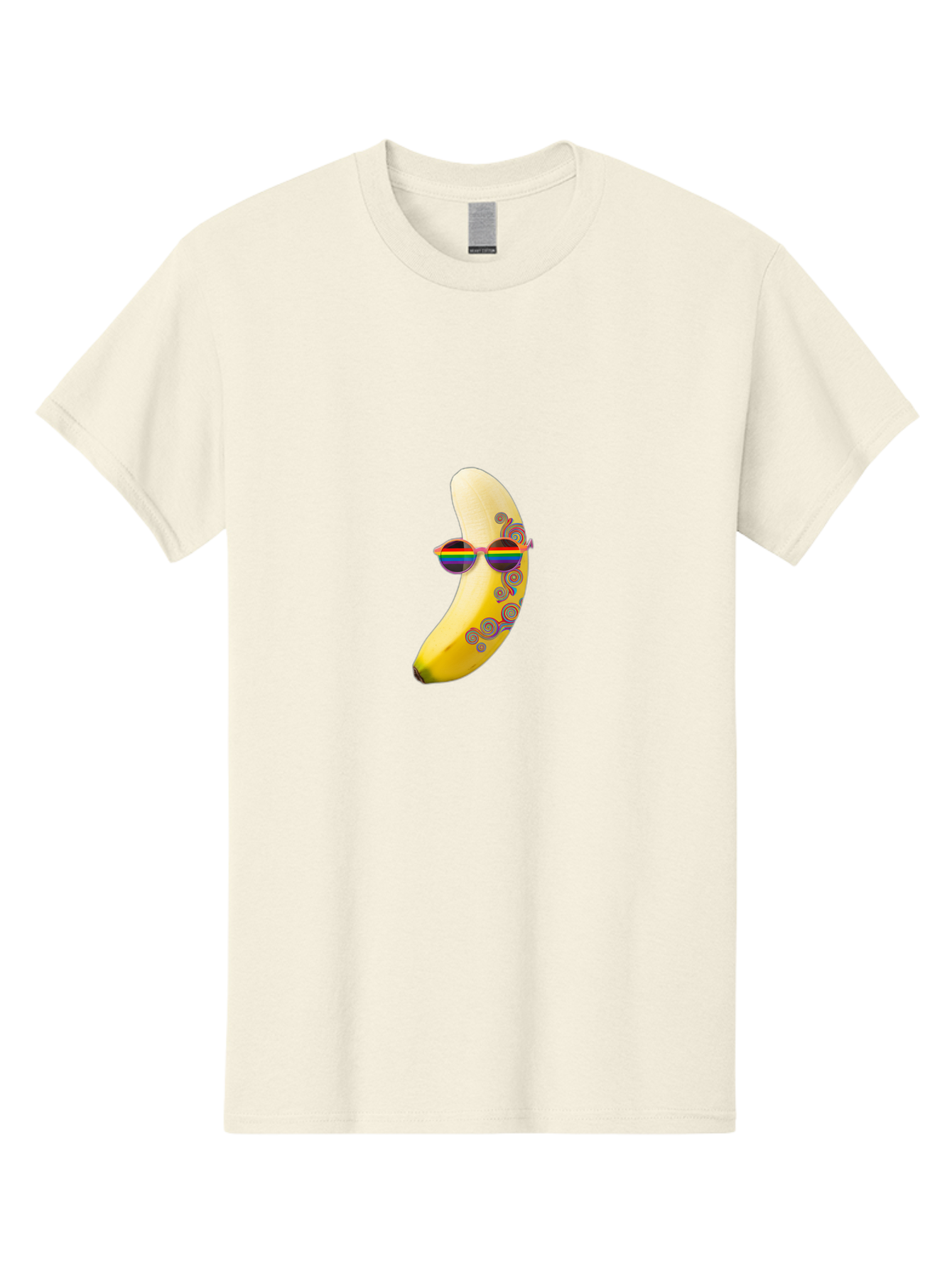 Rainbow-Sunglasses-Banana Men'S Graphic Tee, 100% Cotton, Comfortable Casual Summer Wear, Machine Washable, Vintage Camera, Old Camera, Antique Camera, Black Camera, Classic Photography, Photography Equipment, Nostalgic Device, Film Camera, Bal205 9