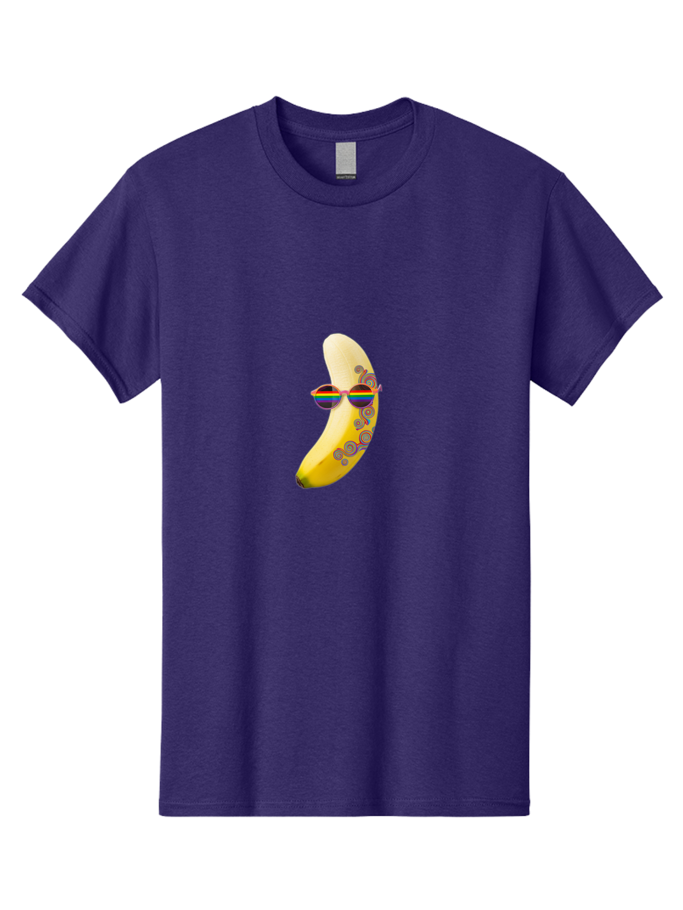 Rainbow-Sunglasses-Banana Men'S Graphic Tee, 100% Cotton, Comfortable Casual Summer Wear, Machine Washable, Vintage Camera, Old Camera, Antique Camera, Black Camera, Classic Photography, Photography Equipment, Nostalgic Device, Film Camera, Bal205 7
