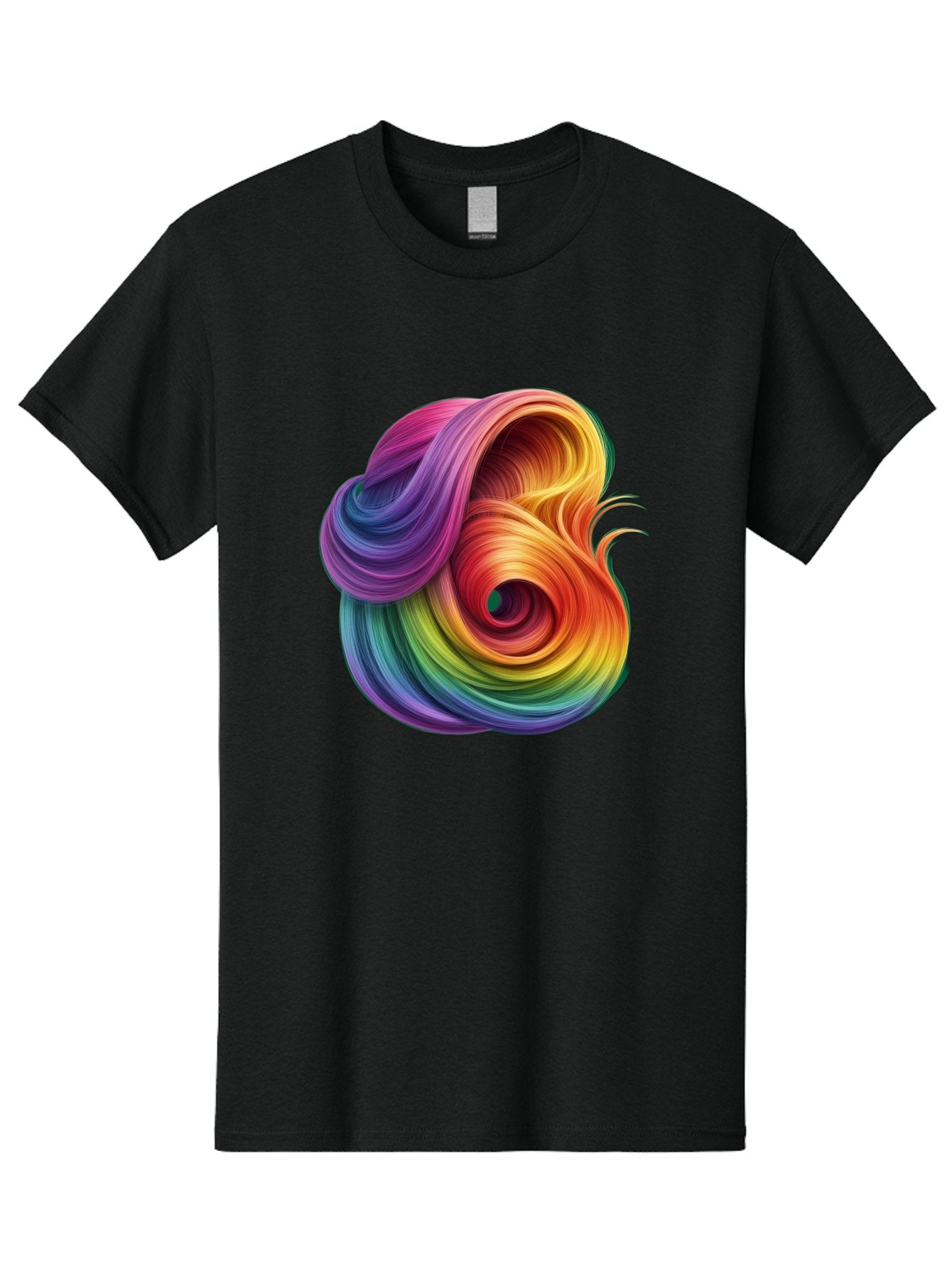Rainbow-Swirl Men'S Graphic Tee, 100% Cotton, Comfortable Casual Summer Wear, Machine Washable, Vintage Camera, Old Camera, Antique Camera, Black Camera, Classic Photography, Photography Equipment, Nostalgic Device, Film Camera, Camera Art Bal206