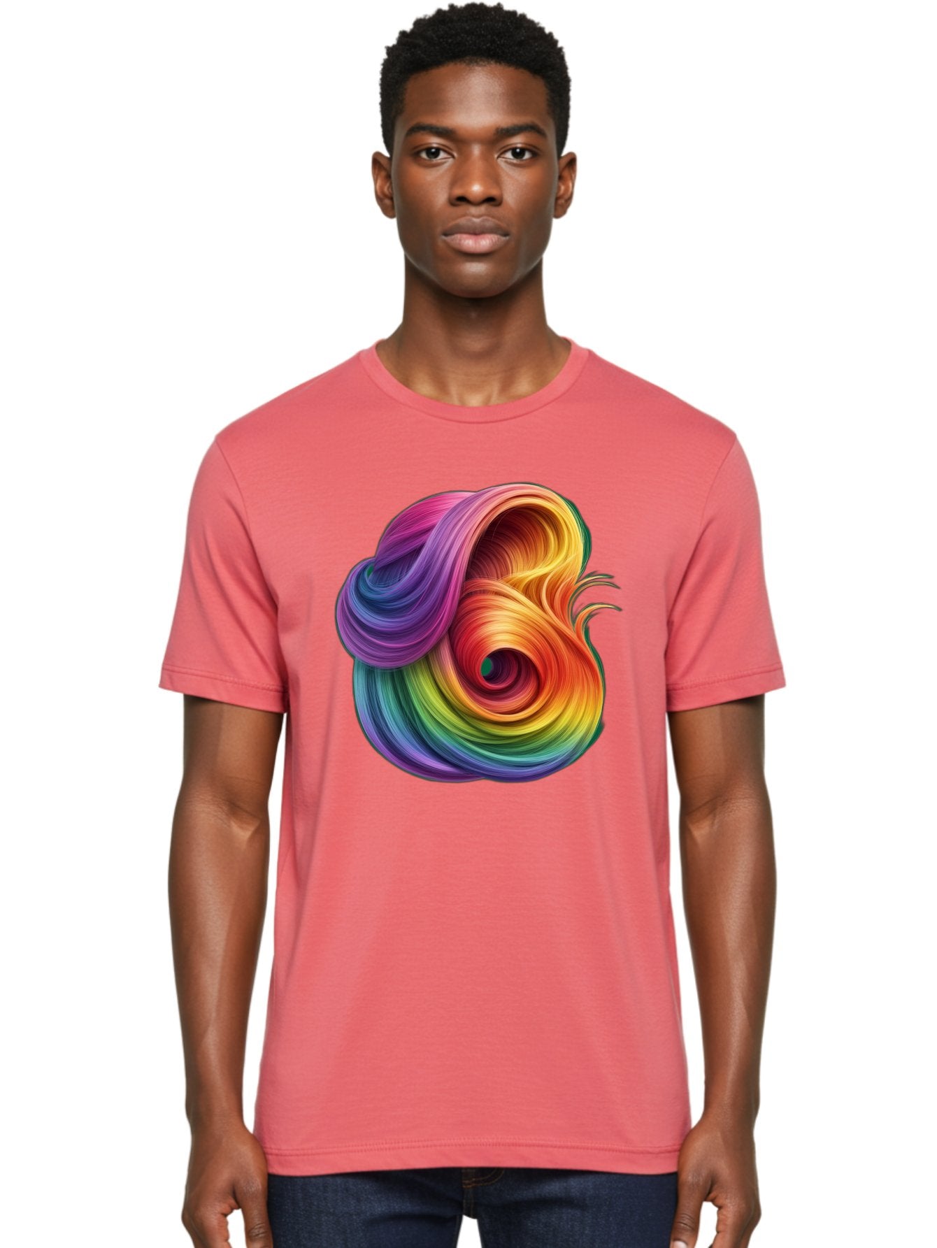 Rainbow-Swirl Men'S Graphic Tee, 100% Cotton, Comfortable Casual Summer Wear, Machine Washable, Vintage Camera, Old Camera, Antique Camera, Black Camera, Classic Photography, Photography Equipment, Nostalgic Device, Film Camera, Camera Art Bal206 17