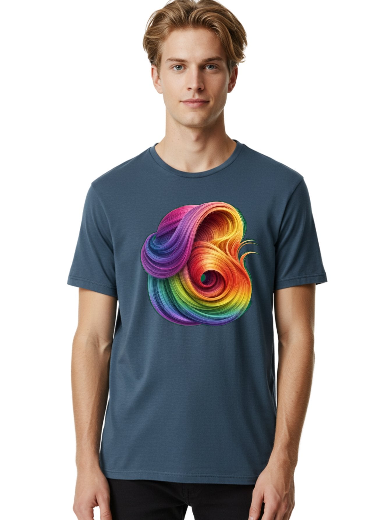 Rainbow-Swirl Men'S Graphic Tee, 100% Cotton, Comfortable Casual Summer Wear, Machine Washable, Vintage Camera, Old Camera, Antique Camera, Black Camera, Classic Photography, Photography Equipment, Nostalgic Device, Film Camera, Camera Art Bal206 27
