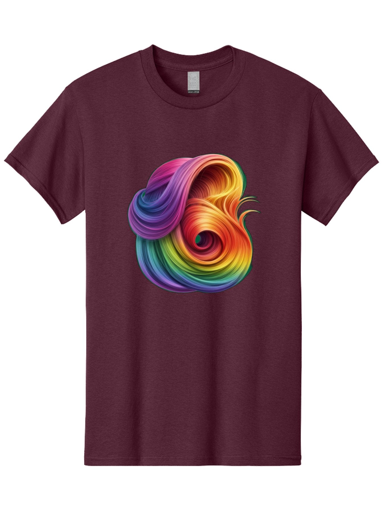 Rainbow-Swirl Men'S Graphic Tee, 100% Cotton, Comfortable Casual Summer Wear, Machine Washable, Vintage Camera, Old Camera, Antique Camera, Black Camera, Classic Photography, Photography Equipment, Nostalgic Device, Film Camera, Camera Art Bal206