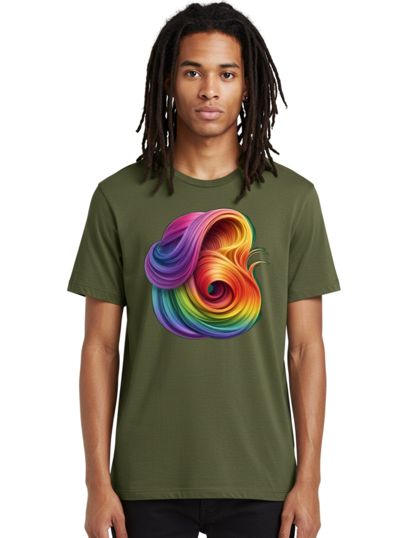 Rainbow-Swirl Men'S Graphic Tee, 100% Cotton, Comfortable Casual Summer Wear, Machine Washable, Vintage Camera, Old Camera, Antique Camera, Black Camera, Classic Photography, Photography Equipment, Nostalgic Device, Film Camera, Camera Art Bal206 30