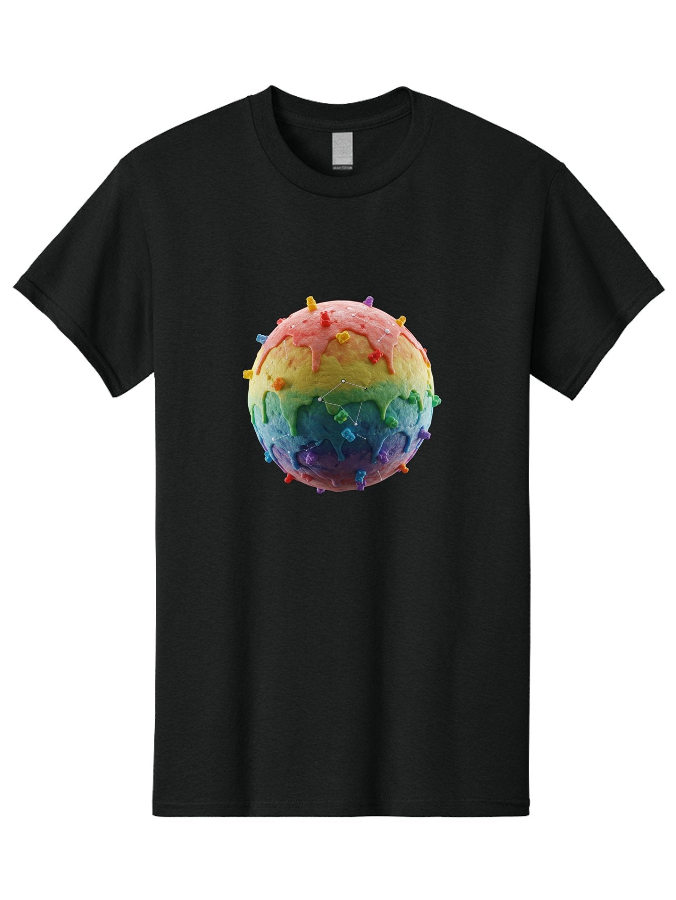 Rainbow-Virus Men'S Graphic Tee, 100% Cotton, Comfortable Casual Summer Wear, Machine Washable, Vintage Camera, Old Camera, Antique Camera, Black Camera, Classic Photography, Photography Equipment, Nostalgic Device, Film Camera, Camera Art Bal207 14