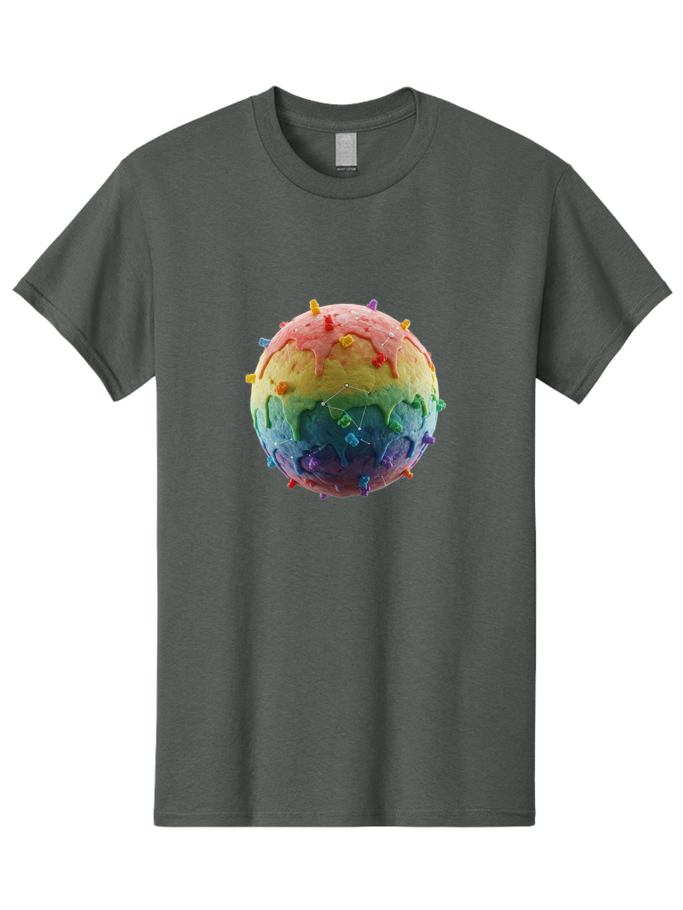 Rainbow-Virus Men'S Graphic Tee, 100% Cotton, Comfortable Casual Summer Wear, Machine Washable, Vintage Camera, Old Camera, Antique Camera, Black Camera, Classic Photography, Photography Equipment, Nostalgic Device, Film Camera, Camera Art Bal207 15