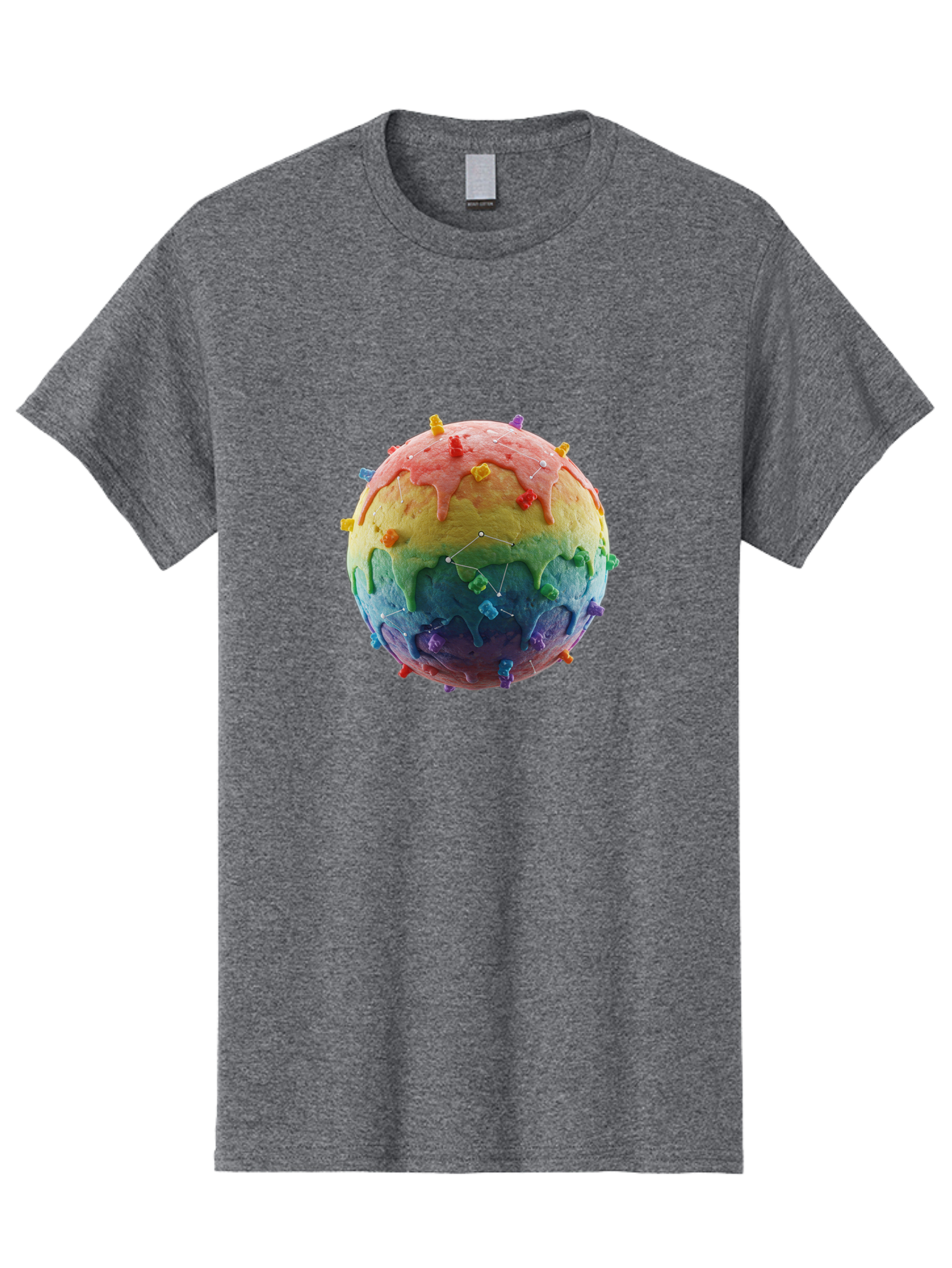 Rainbow-Virus Men'S Graphic Tee, 100% Cotton, Comfortable Casual Summer Wear, Machine Washable, Vintage Camera, Old Camera, Antique Camera, Black Camera, Classic Photography, Photography Equipment, Nostalgic Device, Film Camera, Camera Art Bal207 8