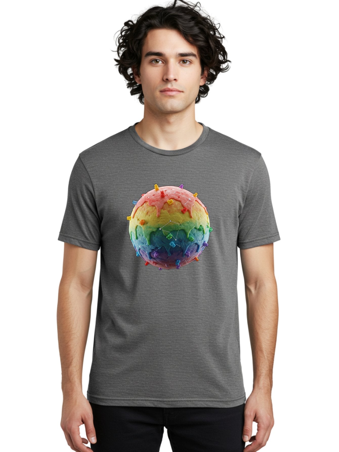 Rainbow-Virus Men'S Graphic Tee, 100% Cotton, Comfortable Casual Summer Wear, Machine Washable, Vintage Camera, Old Camera, Antique Camera, Black Camera, Classic Photography, Photography Equipment, Nostalgic Device, Film Camera, Camera Art Bal207 23