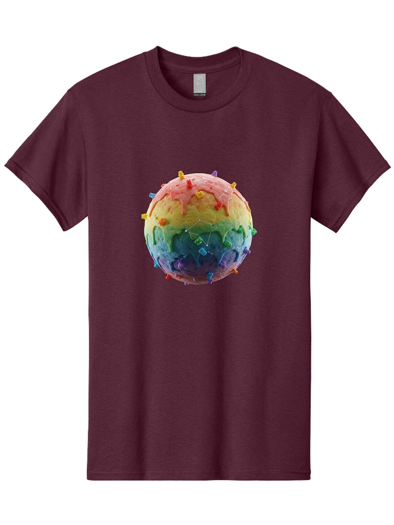 Rainbow-Virus Men'S Graphic Tee, 100% Cotton, Comfortable Casual Summer Wear, Machine Washable, Vintage Camera, Old Camera, Antique Camera, Black Camera, Classic Photography, Photography Equipment, Nostalgic Device, Film Camera, Camera Art Bal207 9
