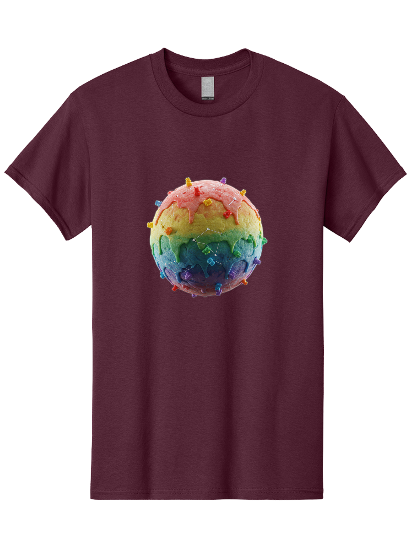 Rainbow-Virus Men'S Graphic Tee, 100% Cotton, Comfortable Casual Summer Wear, Machine Washable, Vintage Camera, Old Camera, Antique Camera, Black Camera, Classic Photography, Photography Equipment, Nostalgic Device, Film Camera, Camera Art Bal207 5