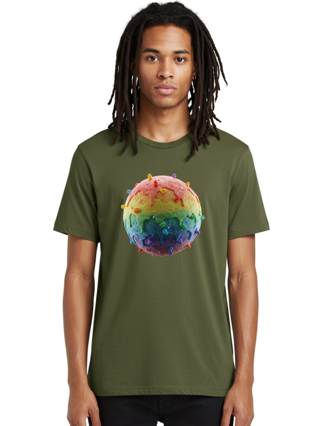 Rainbow-Virus Men'S Graphic Tee, 100% Cotton, Comfortable Casual Summer Wear, Machine Washable, Vintage Camera, Old Camera, Antique Camera, Black Camera, Classic Photography, Photography Equipment, Nostalgic Device, Film Camera, Camera Art Bal207 26