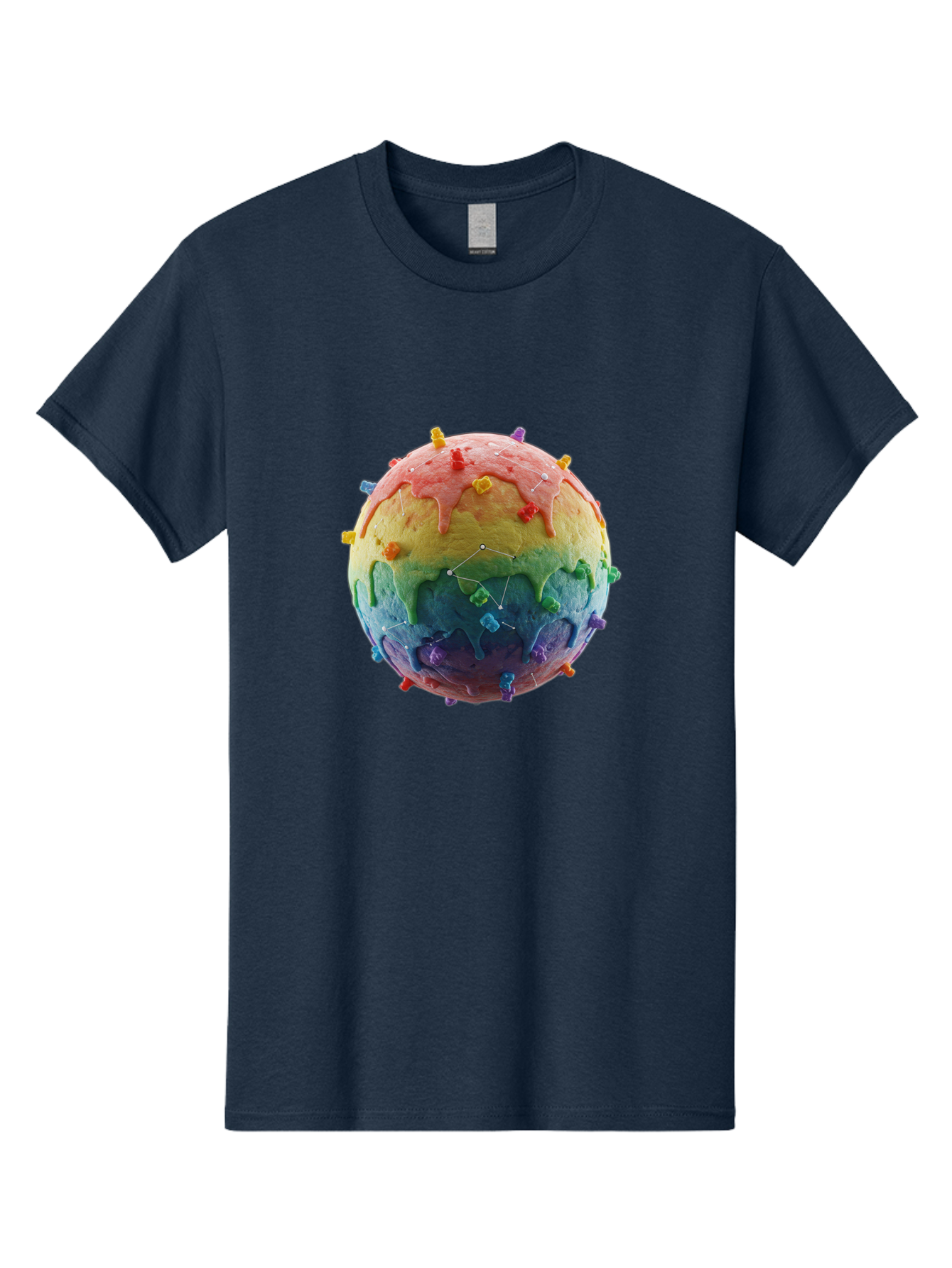 Rainbow-Virus Men'S Graphic Tee, 100% Cotton, Comfortable Casual Summer Wear, Machine Washable, Vintage Camera, Old Camera, Antique Camera, Black Camera, Classic Photography, Photography Equipment, Nostalgic Device, Film Camera, Camera Art Bal207 7