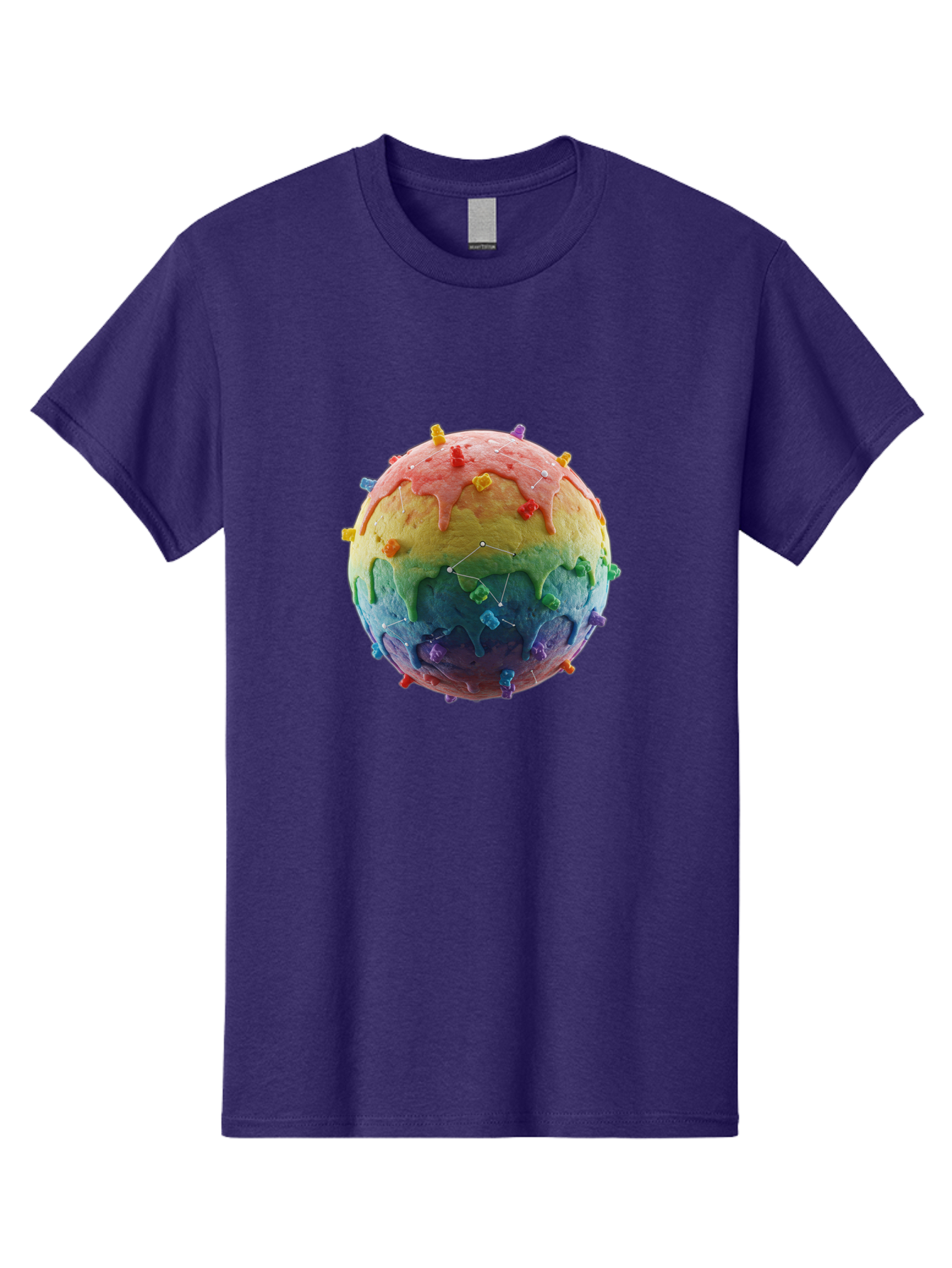 Rainbow-Virus Men'S Graphic Tee, 100% Cotton, Comfortable Casual Summer Wear, Machine Washable, Vintage Camera, Old Camera, Antique Camera, Black Camera, Classic Photography, Photography Equipment, Nostalgic Device, Film Camera, Camera Art Bal207 6