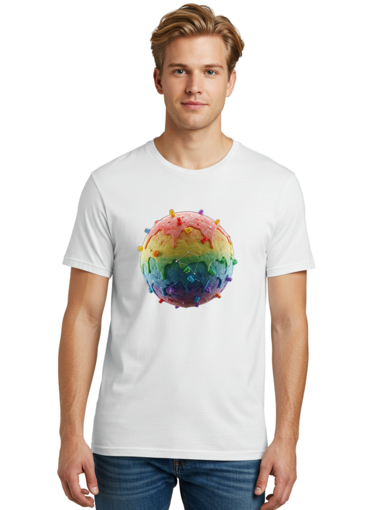 Rainbow-Virus Men'S Graphic Tee, 100% Cotton, Comfortable Casual Summer Wear, Machine Washable, Vintage Camera, Old Camera, Antique Camera, Black Camera, Classic Photography, Photography Equipment, Nostalgic Device, Film Camera, Camera Art Bal207 19