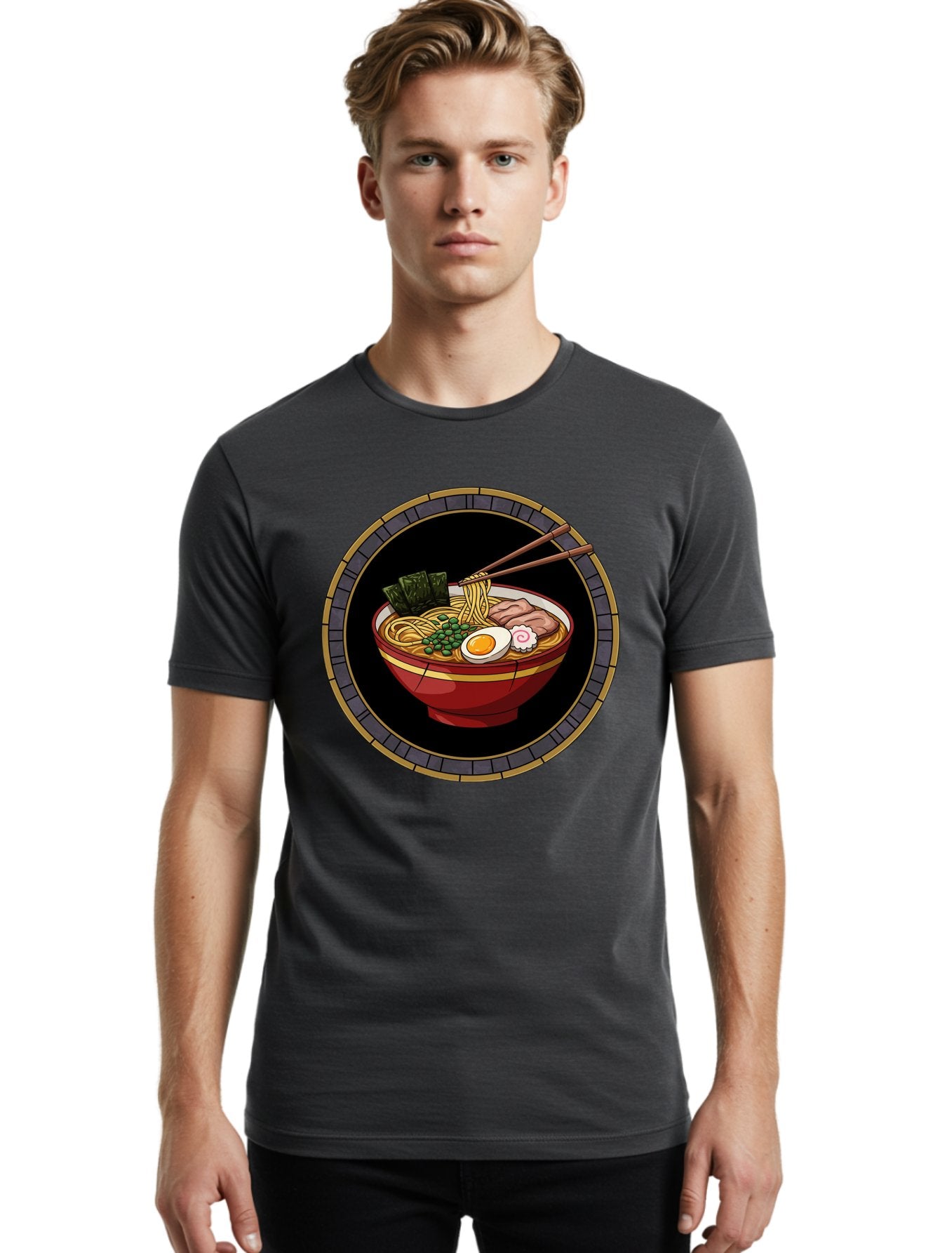 Ramen-Bowl Men'S Graphic Tee, 100% Cotton, Comfortable Casual Summer Wear, Machine Washable, Vintage Camera, Old Camera, Antique Camera, Black Camera, Classic Photography, Photography Equipment, Nostalgic Device, Film Camera, Camera Art Bal208 26