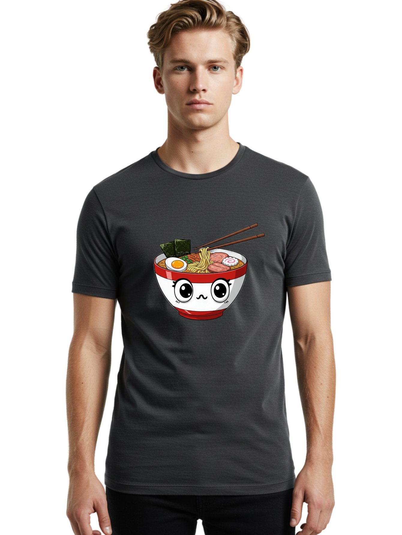 Ramen-Noodle-Bowl Men'S Graphic Tee, 100% Cotton, Comfortable Casual Summer Wear, Machine Washable, Vintage Camera, Old Camera, Antique Camera, Black Camera, Classic Photography, Photography Equipment, Nostalgic Device, Film Camera, Camera Art Bal209 20