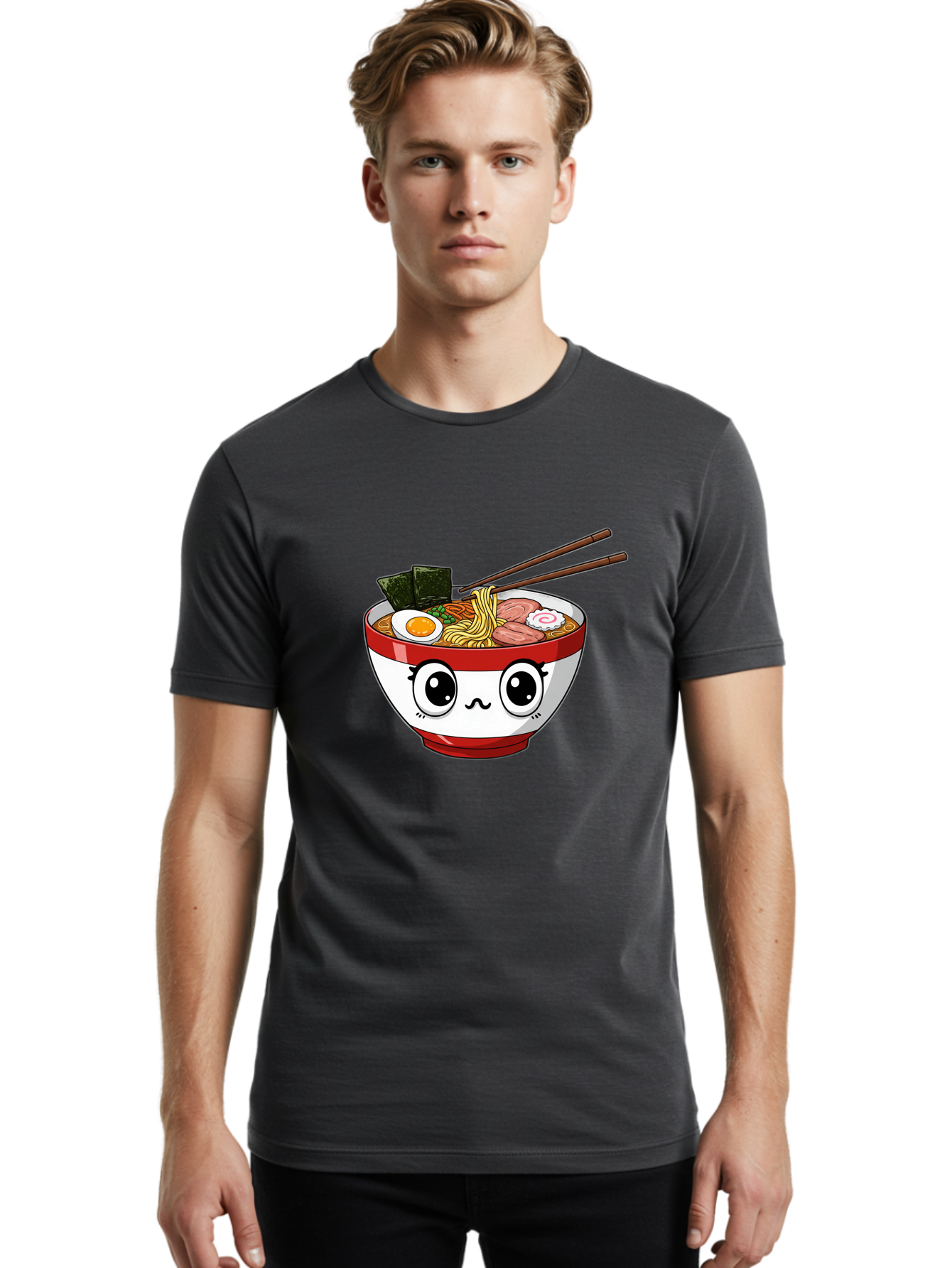 Ramen-Noodle-Bowl Men'S Graphic Tee, 100% Cotton, Comfortable Casual Summer Wear, Machine Washable, Vintage Camera, Old Camera, Antique Camera, Black Camera, Classic Photography, Photography Equipment, Nostalgic Device, Film Camera, Camera Art Bal209 25