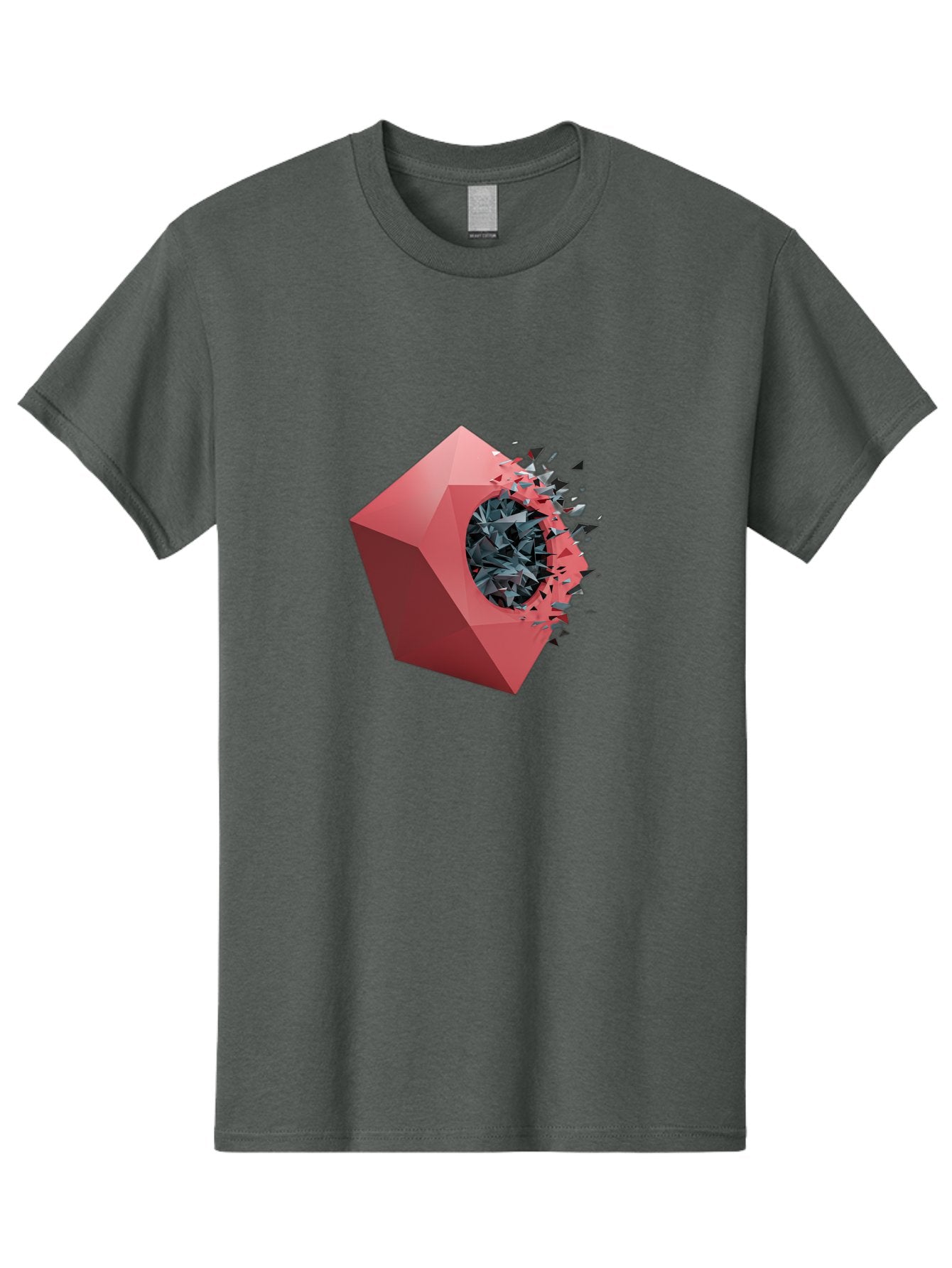 Red-Box-Shattering Men'S Graphic Tee, 100% Cotton, Comfortable Casual Summer Wear, Machine Washable, Vintage Camera, Old Camera, Antique Camera, Black Camera, Classic Photography, Photography Equipment, Nostalgic Device, Film Camera, Bal215 6