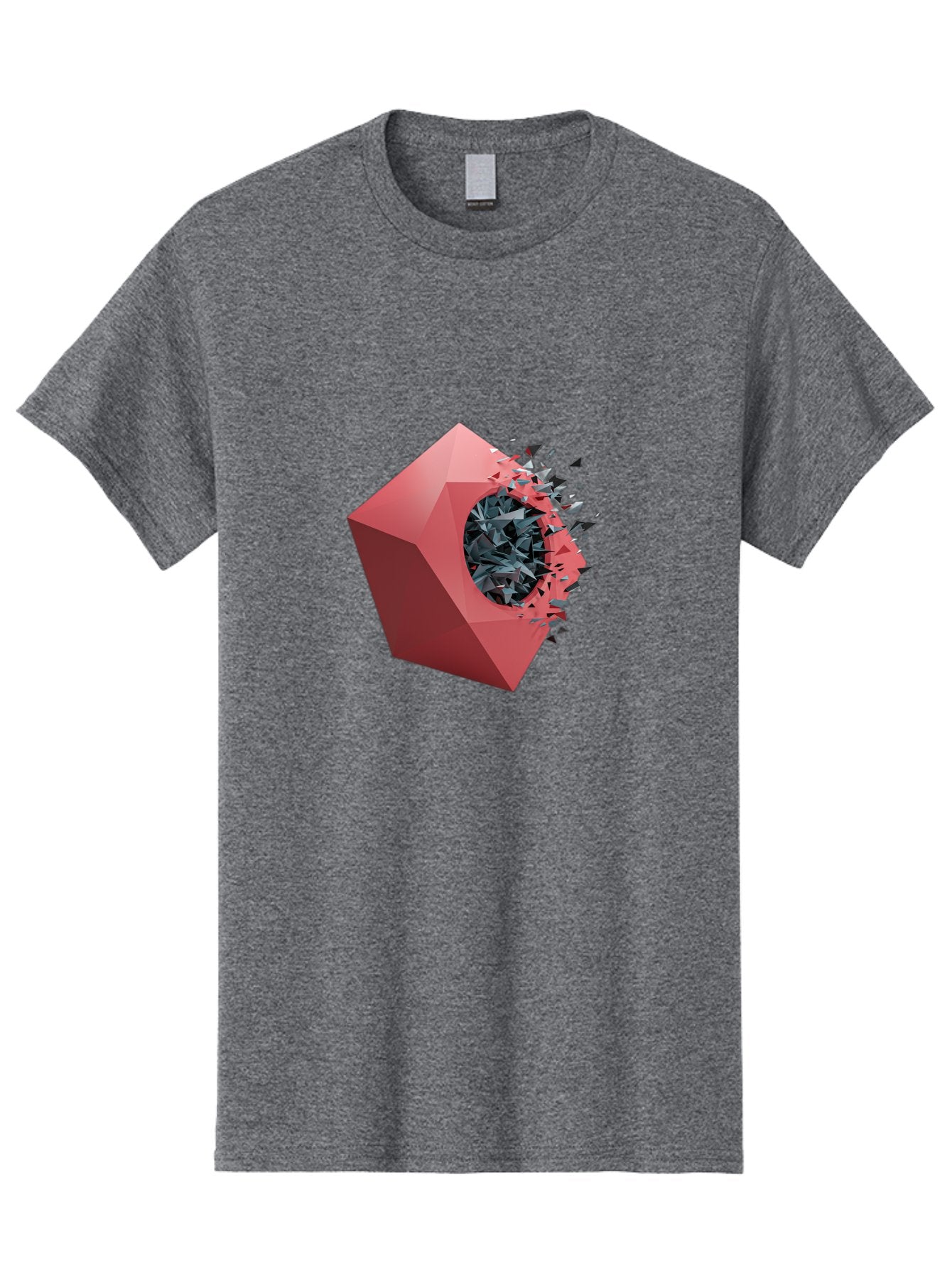 Red-Box-Shattering Men'S Graphic Tee, 100% Cotton, Comfortable Casual Summer Wear, Machine Washable, Vintage Camera, Old Camera, Antique Camera, Black Camera, Classic Photography, Photography Equipment, Nostalgic Device, Film Camera, Bal215 5