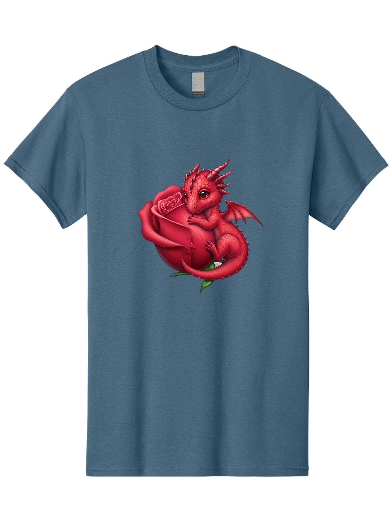 Red-Dragon-With-Rose Men'S Graphic Tee, 100% Cotton, Comfortable Casual Summer Wear, Machine Washable, Vintage Camera, Old Camera, Antique Camera, Black Camera, Classic Photography, Photography Equipment, Nostalgic Device, Film Camera, Bal216