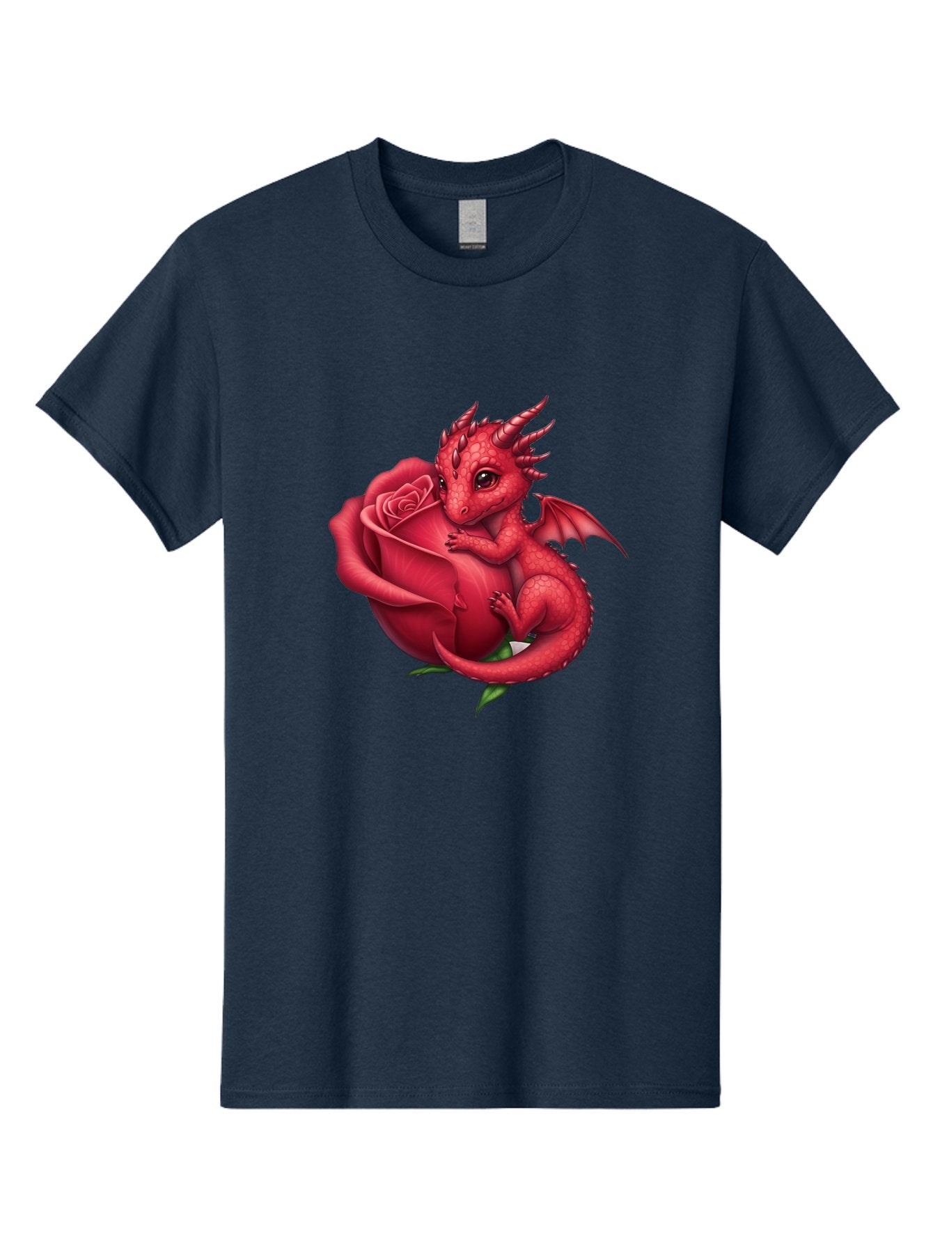 Red-Dragon-With-Rose Men'S Graphic Tee, 100% Cotton, Comfortable Casual Summer Wear, Machine Washable, Vintage Camera, Old Camera, Antique Camera, Black Camera, Classic Photography, Photography Equipment, Nostalgic Device, Film Camera, Bal216 3