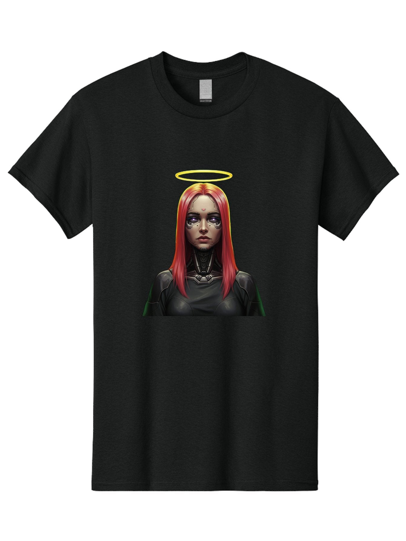 Red-Haired-Woman-With-Halo Men'S Graphic Tee, 100% Cotton, Comfortable Casual Summer Wear, Machine Washable, Vintage Camera, Old Camera, Antique Camera, Black Camera, Classic Photography, Photography Equipment, Nostalgic Device, Film Camera, Bal220 15
