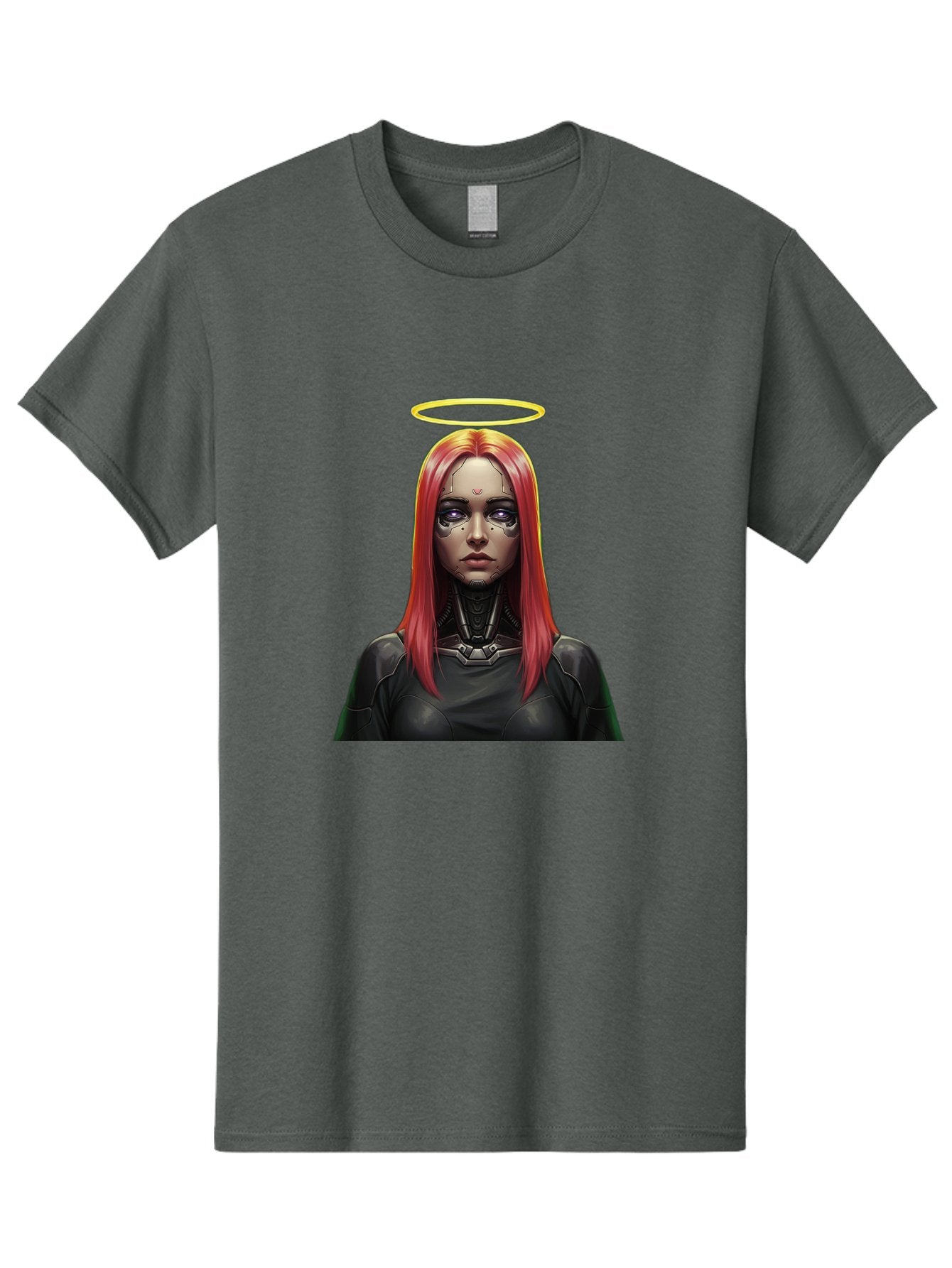 Red-Haired-Woman-With-Halo Men'S Graphic Tee, 100% Cotton, Comfortable Casual Summer Wear, Machine Washable, Vintage Camera, Old Camera, Antique Camera, Black Camera, Classic Photography, Photography Equipment, Nostalgic Device, Film Camera, Bal220 3
